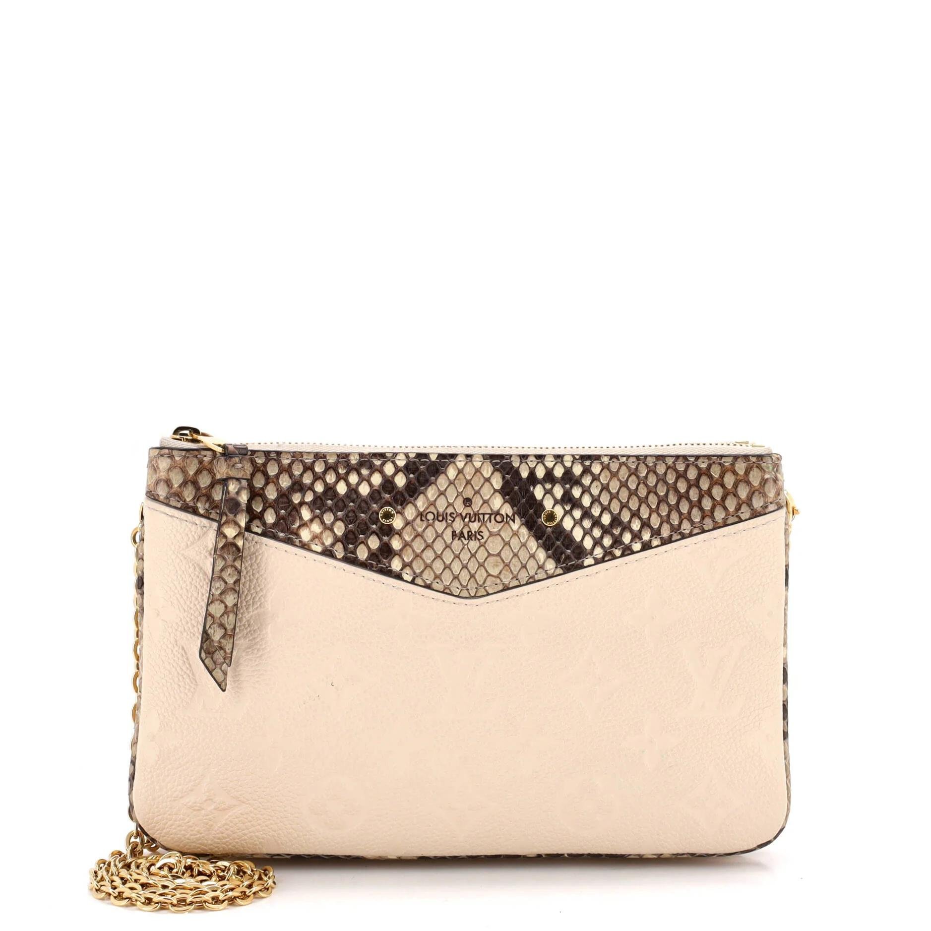 Python clutch bag