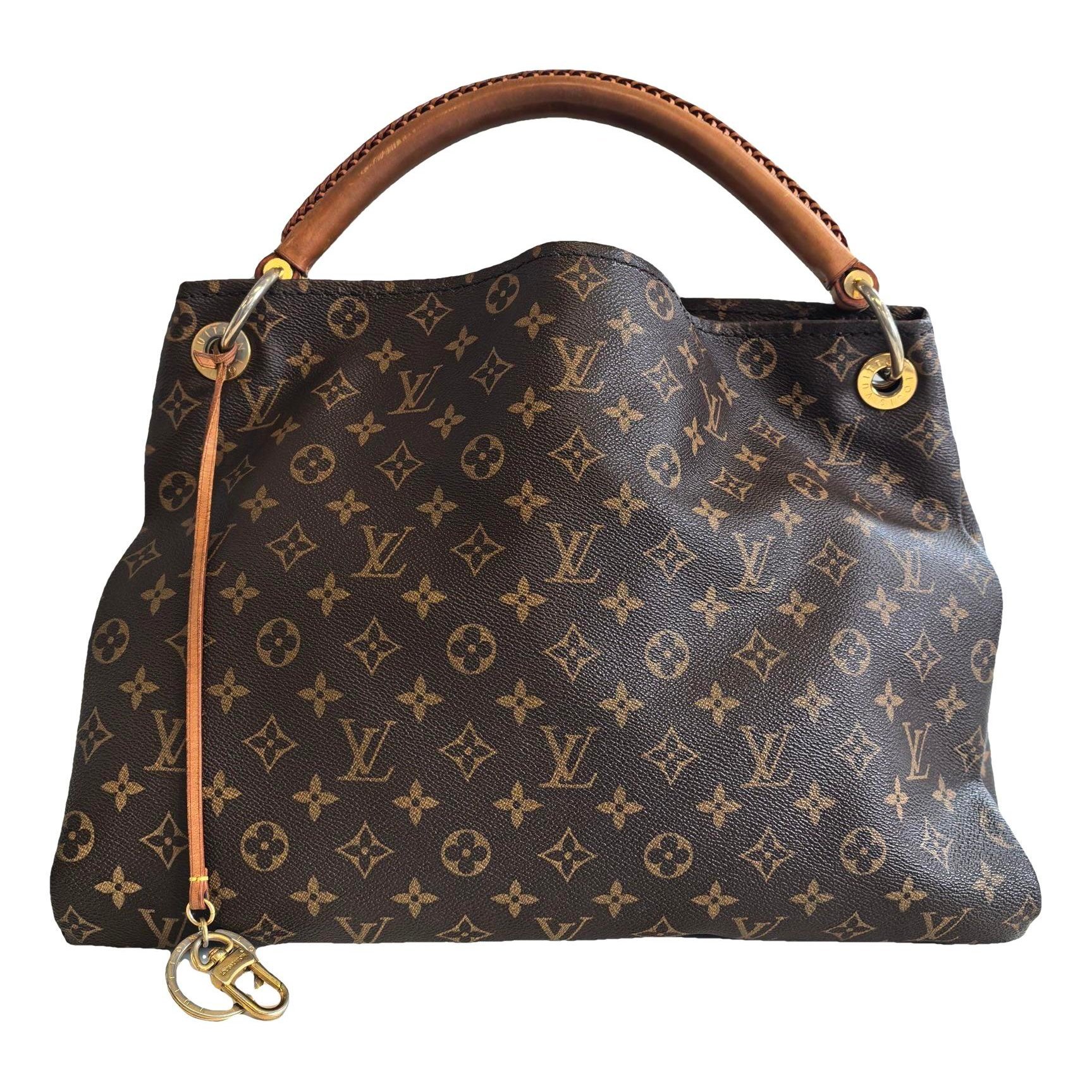 Artsy leather handbag