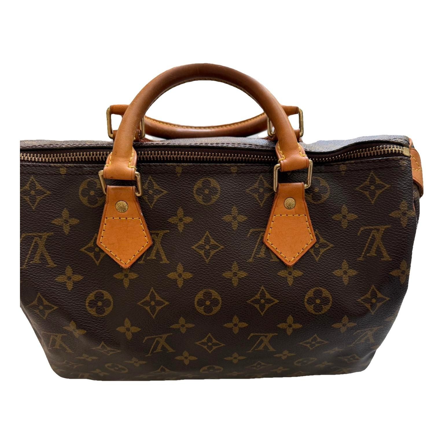 Speedy leather handbag