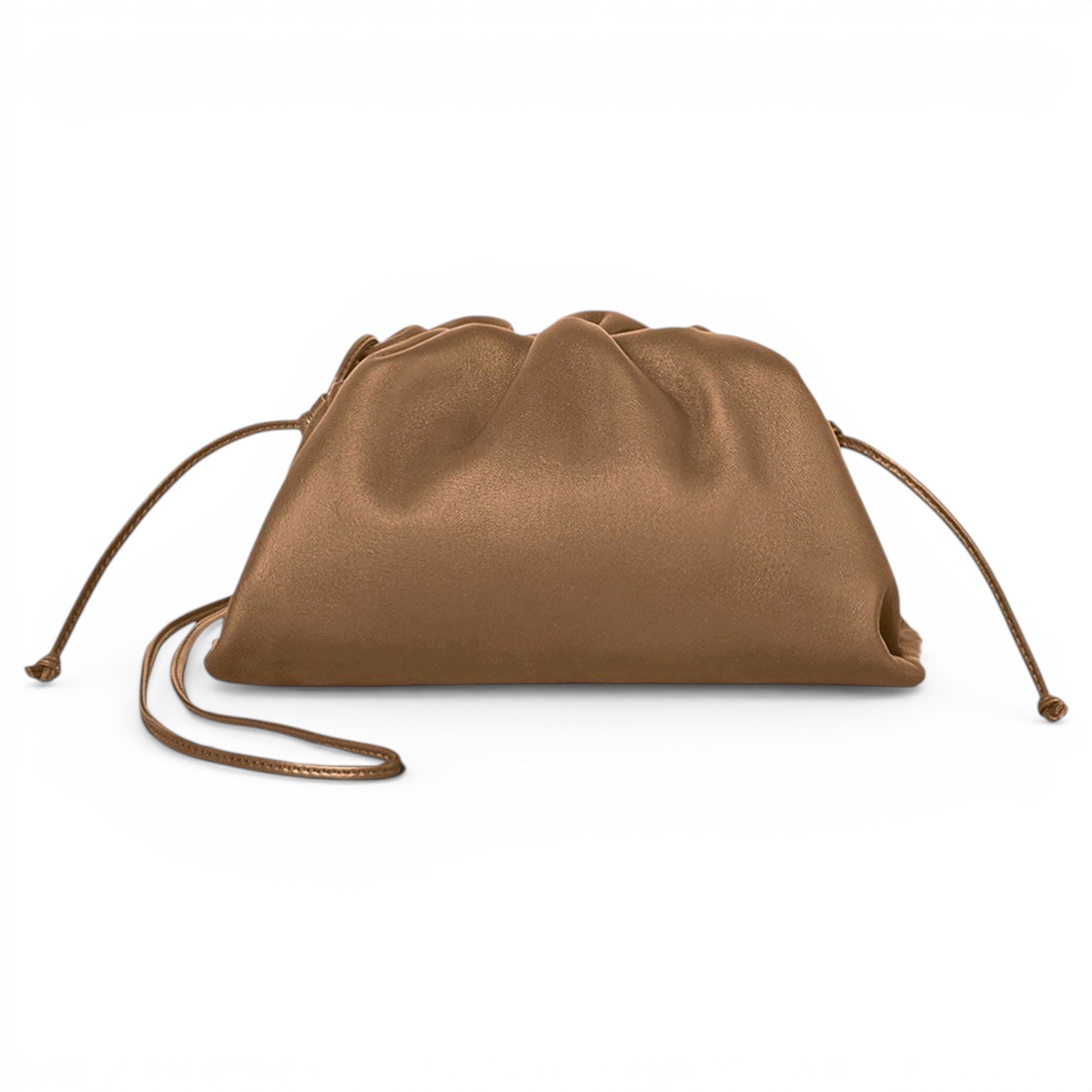 Pouch leather handbag