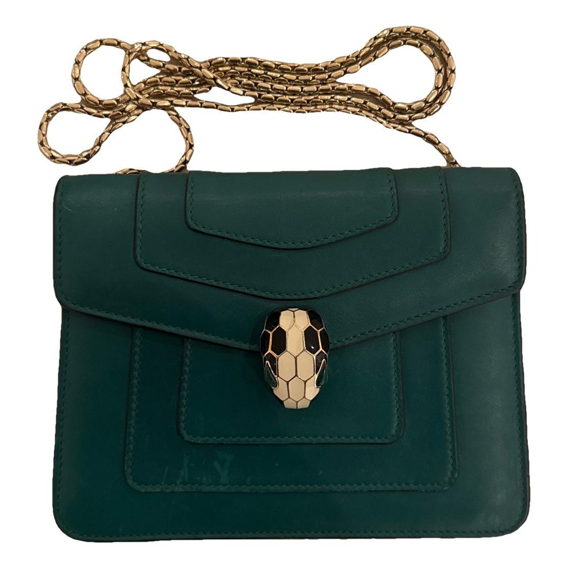 Bvlgari Serpenti leather handbag