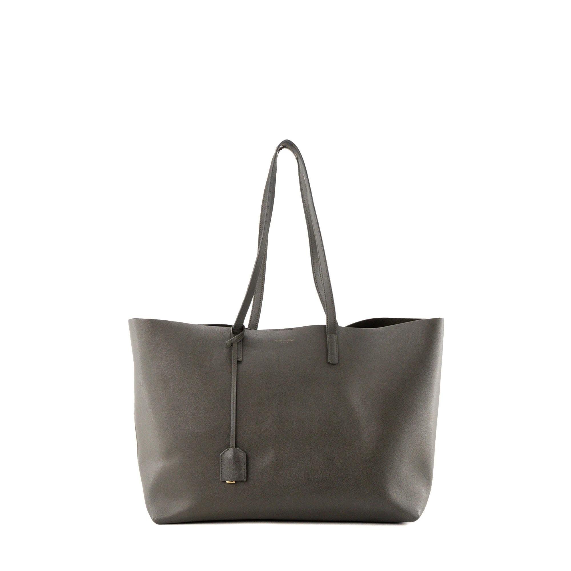 Shopping leather tote