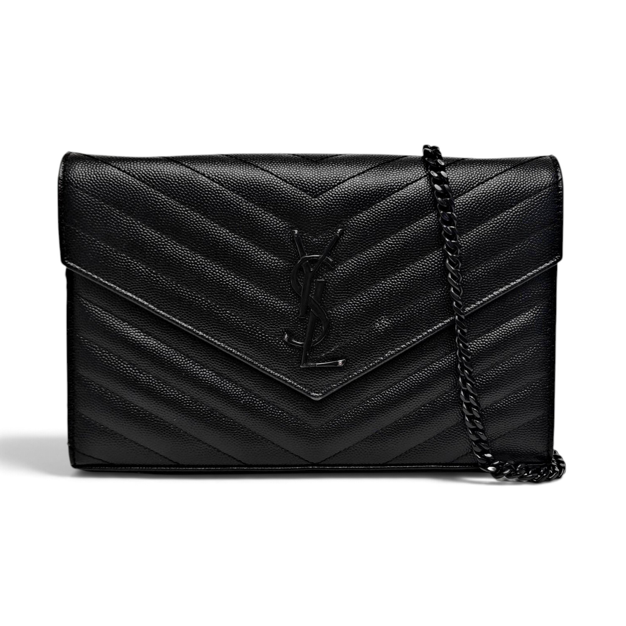 Portefeuille enveloppe leather handbag