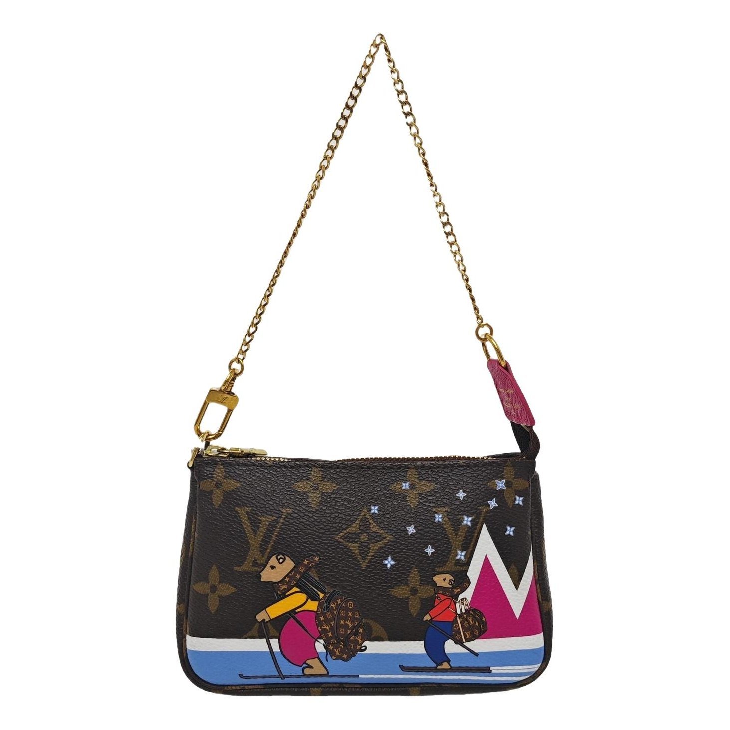 Maxi Multi Pochette Accessoires leather handbag