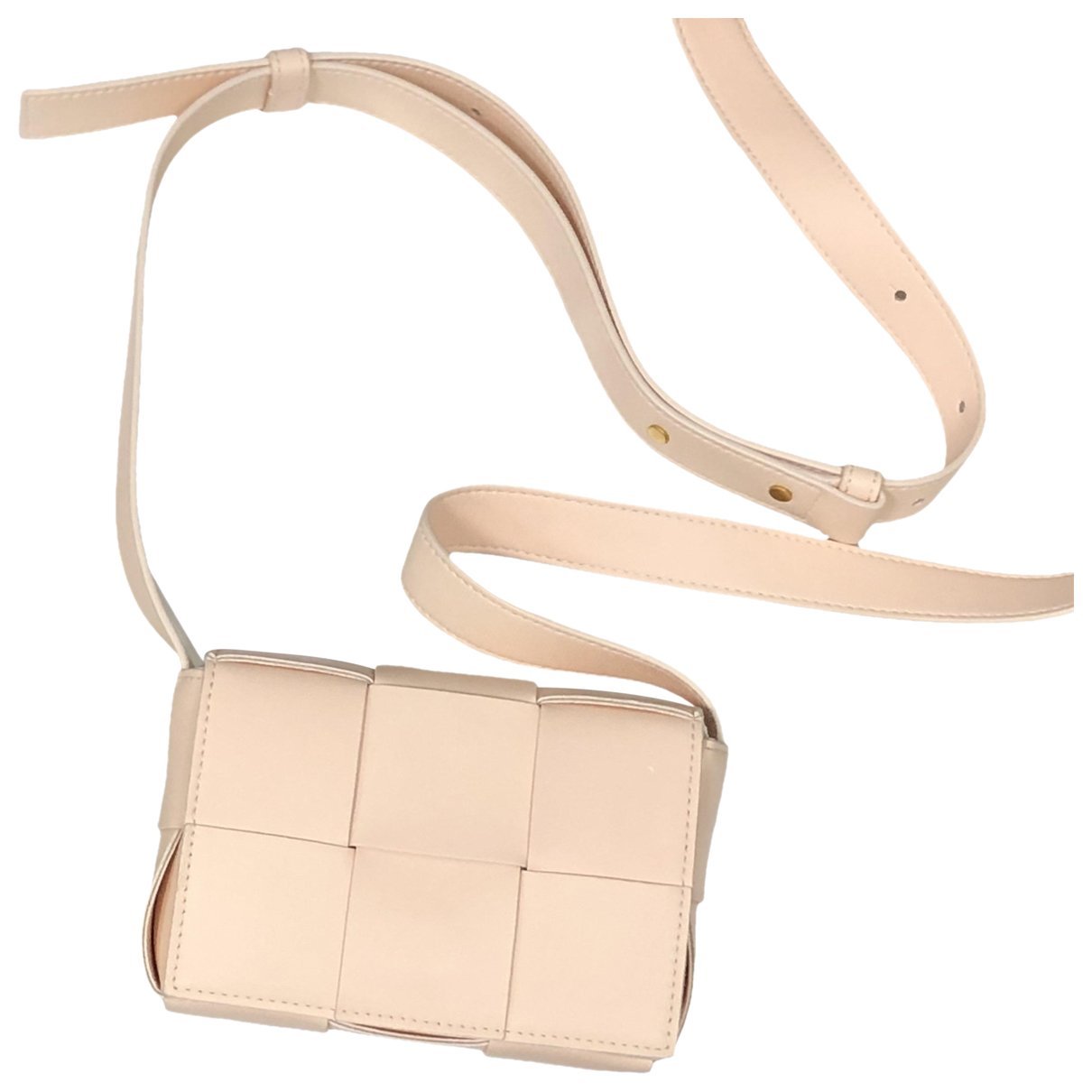 Cassette leather handbag