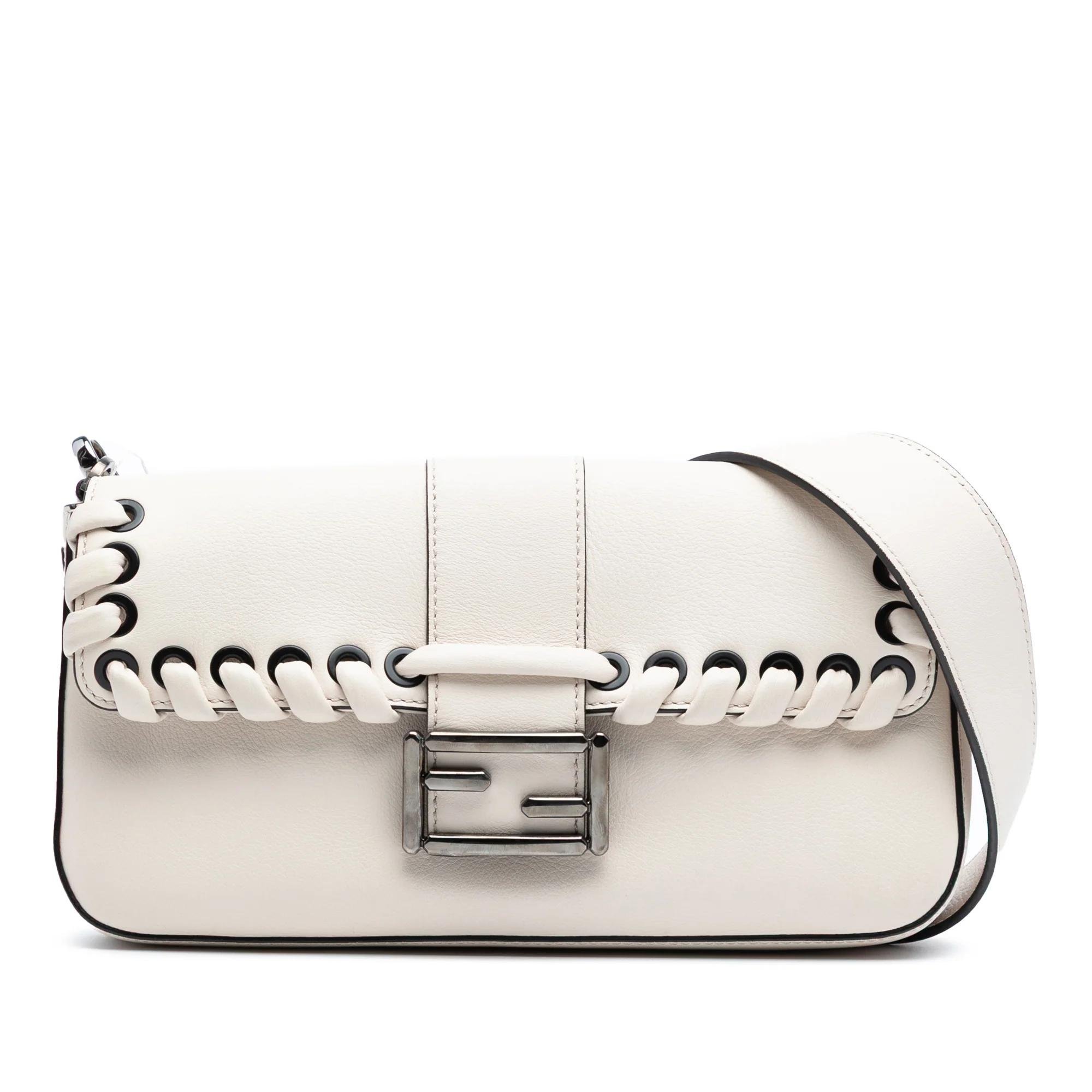 Baguette pony-style calfskin handbag