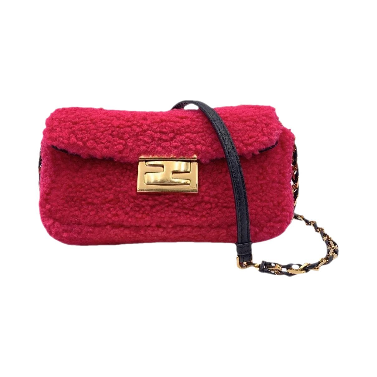 Baguette leather handbag