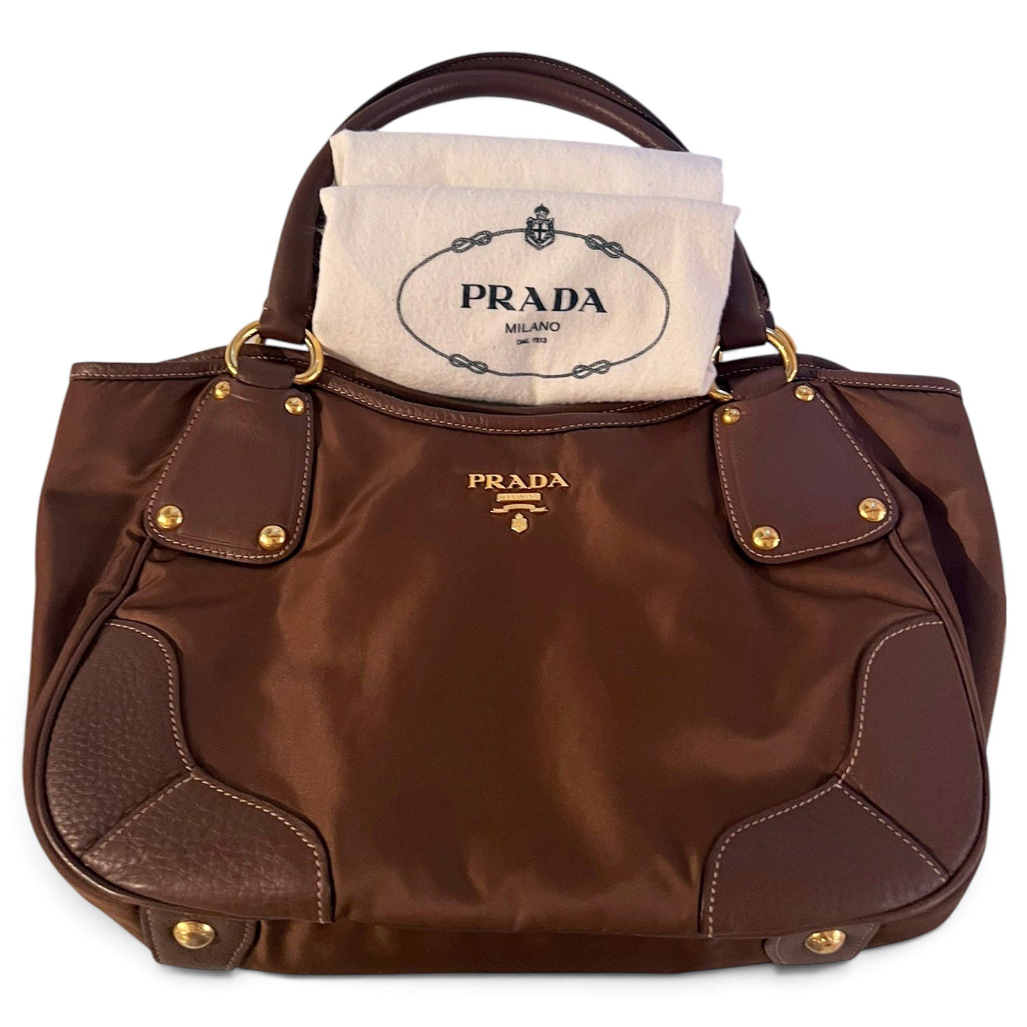 Leather handbag