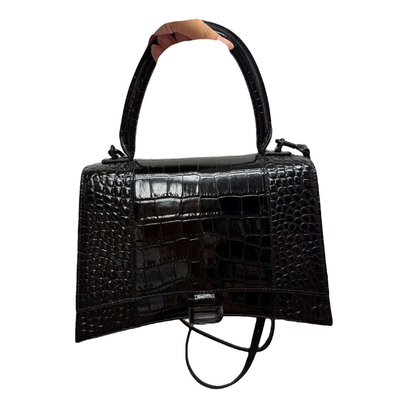 Balenciaga Hourglass leather handbag