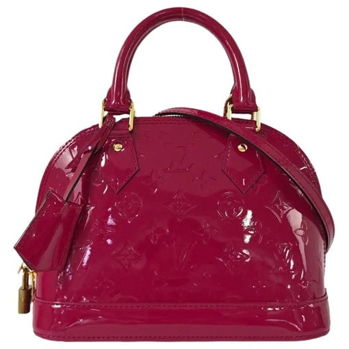Alma BB patent leather handbag