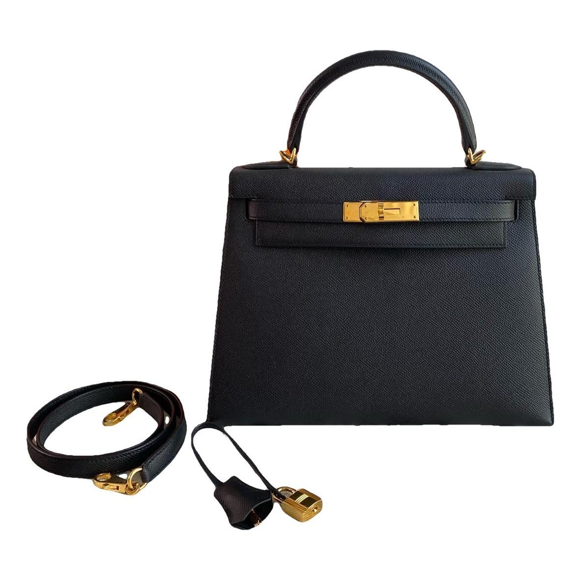 Kelly 28 leather handbag