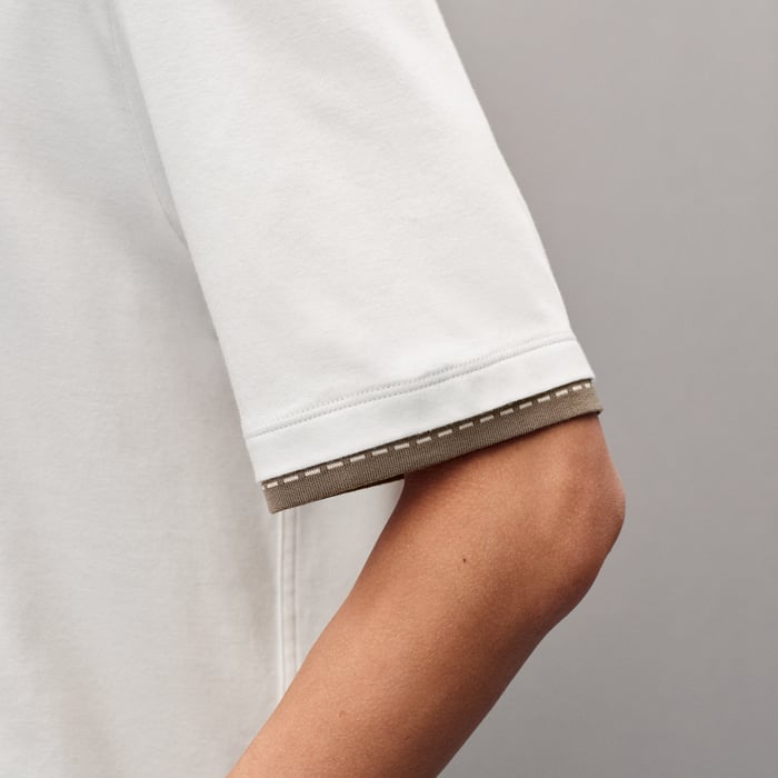 Blanc "Sellier" T-shirt