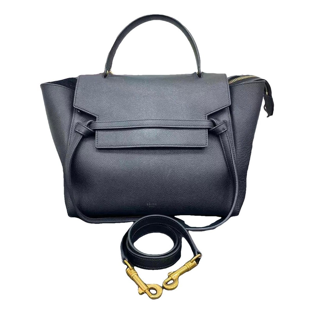 Belt leather handbag