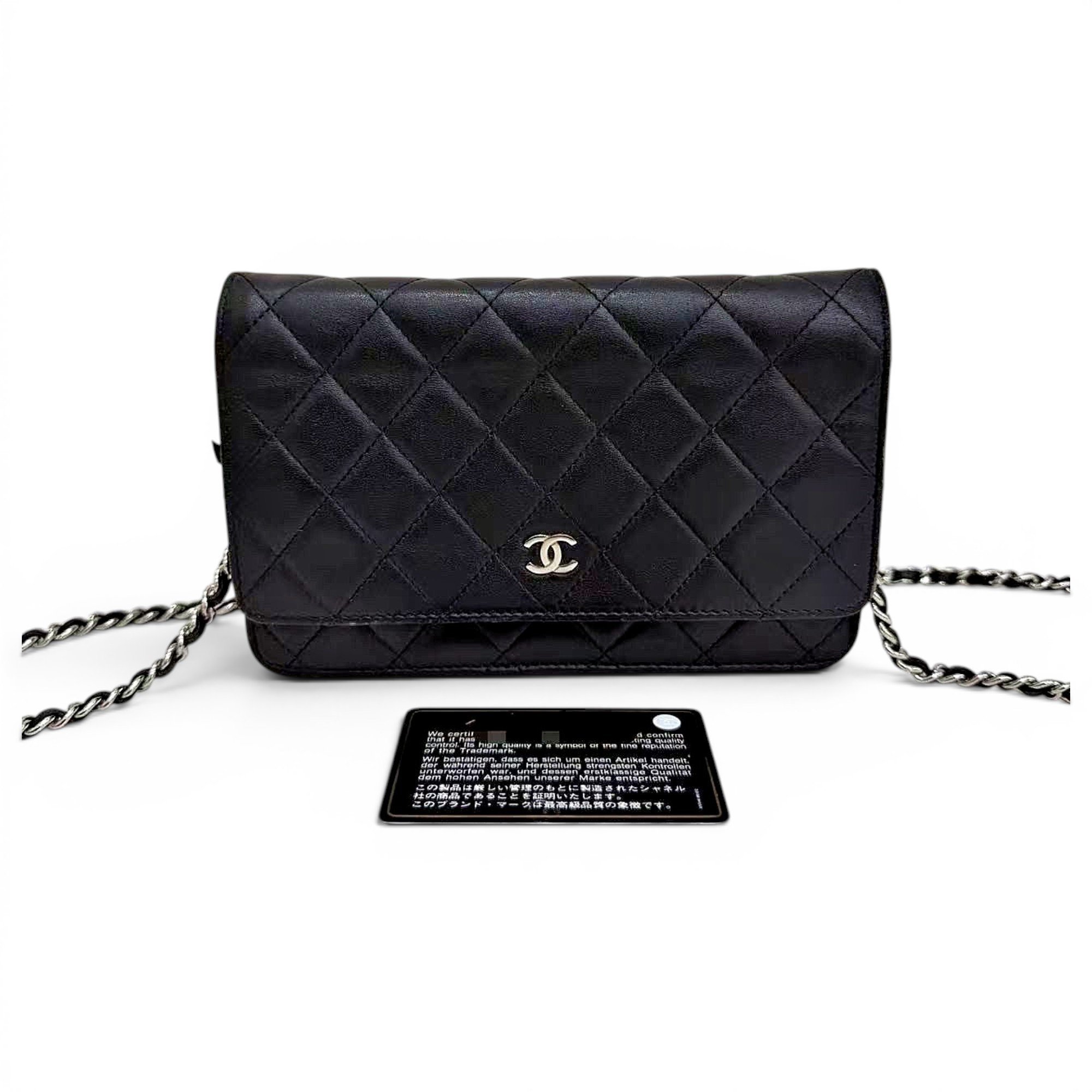 Wallet On Chain Timeless/Classique leather crossbody bag