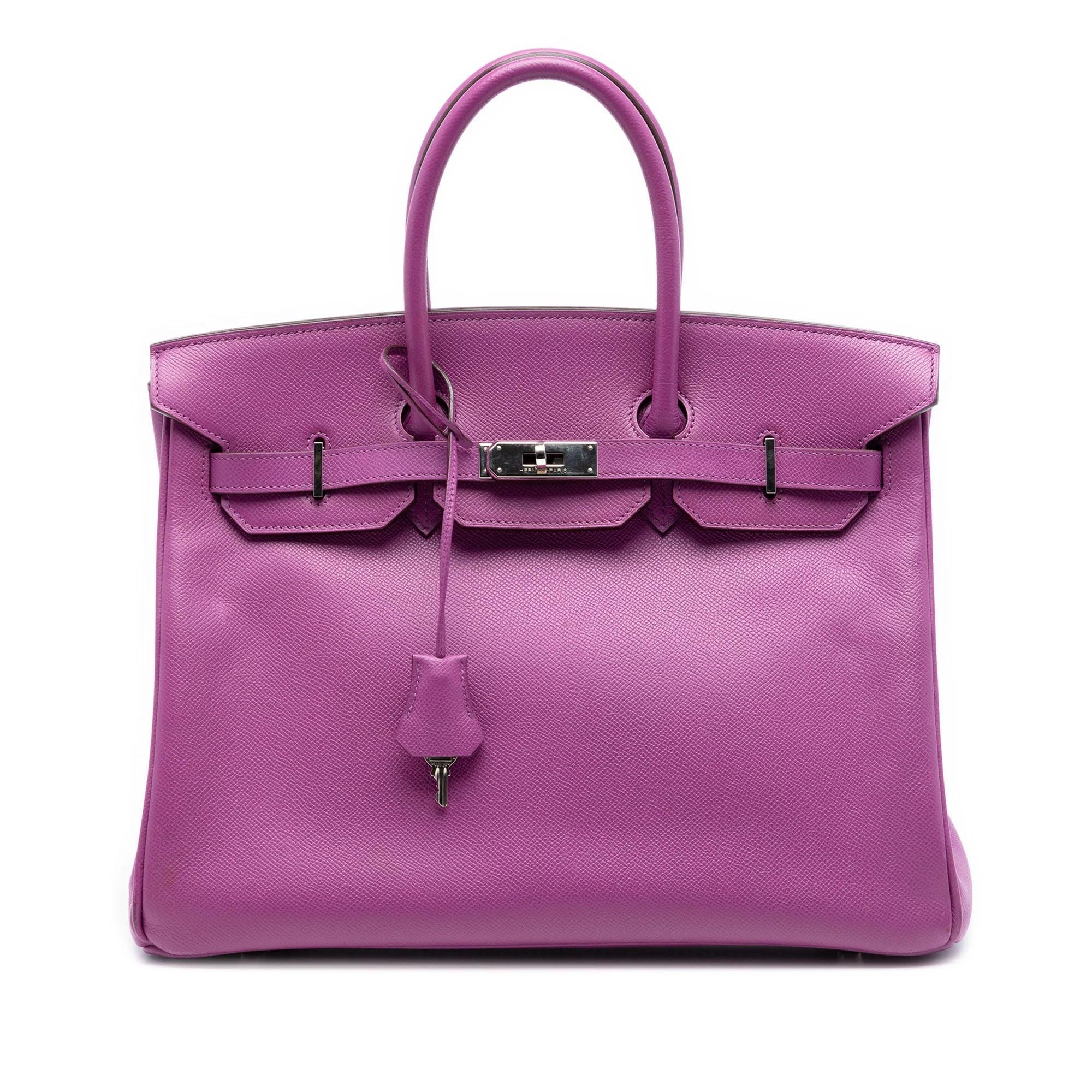Hermes Birkin 35 leather bag