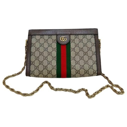 Ophidia Chain leather handbag