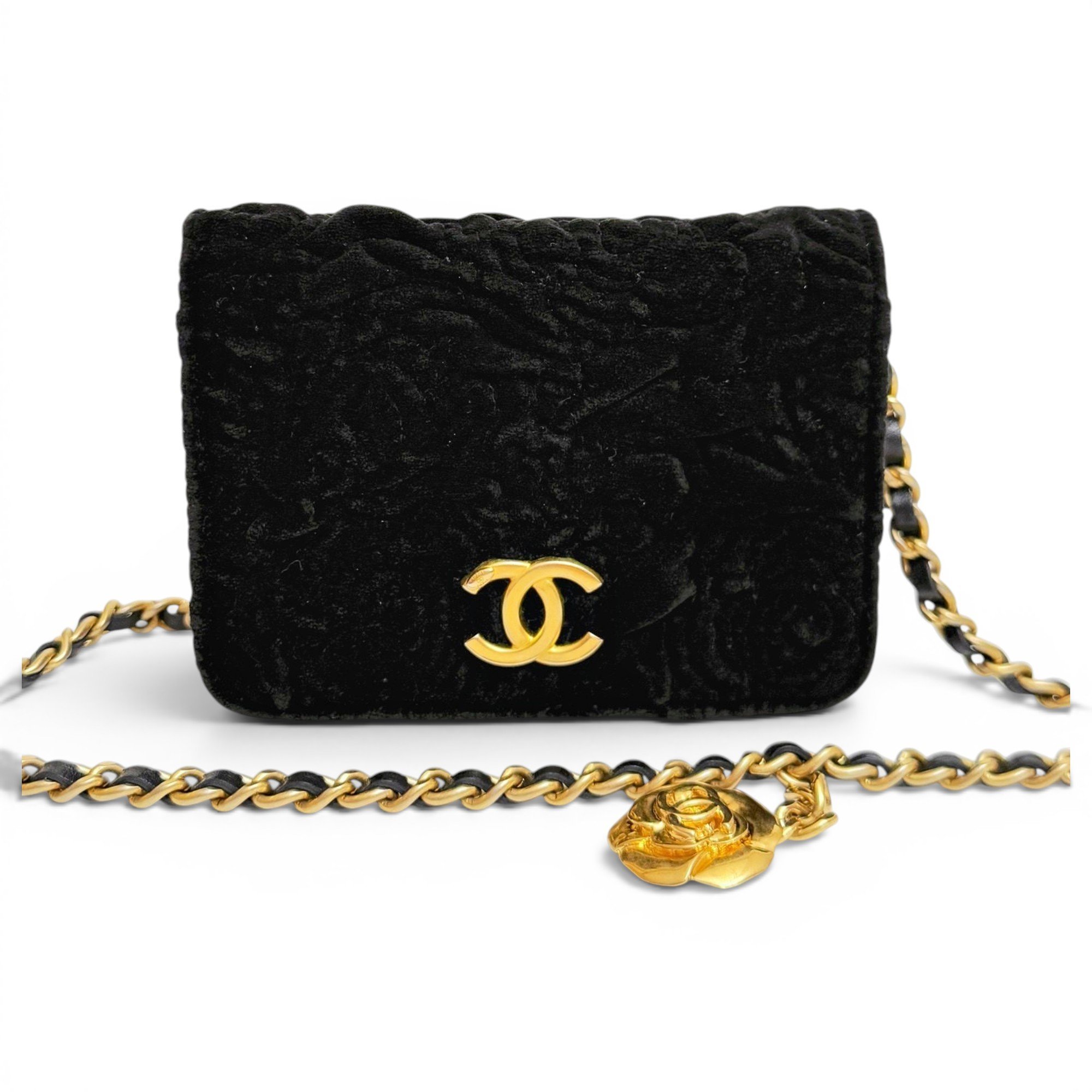 Velvet crossbody bag