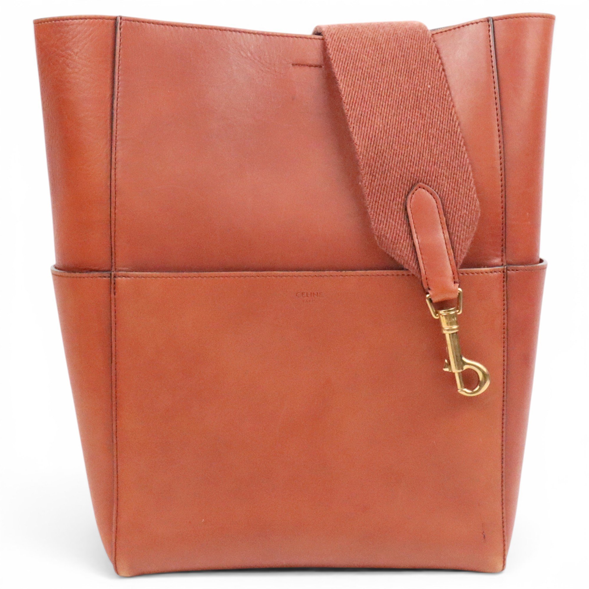 Leather handbag