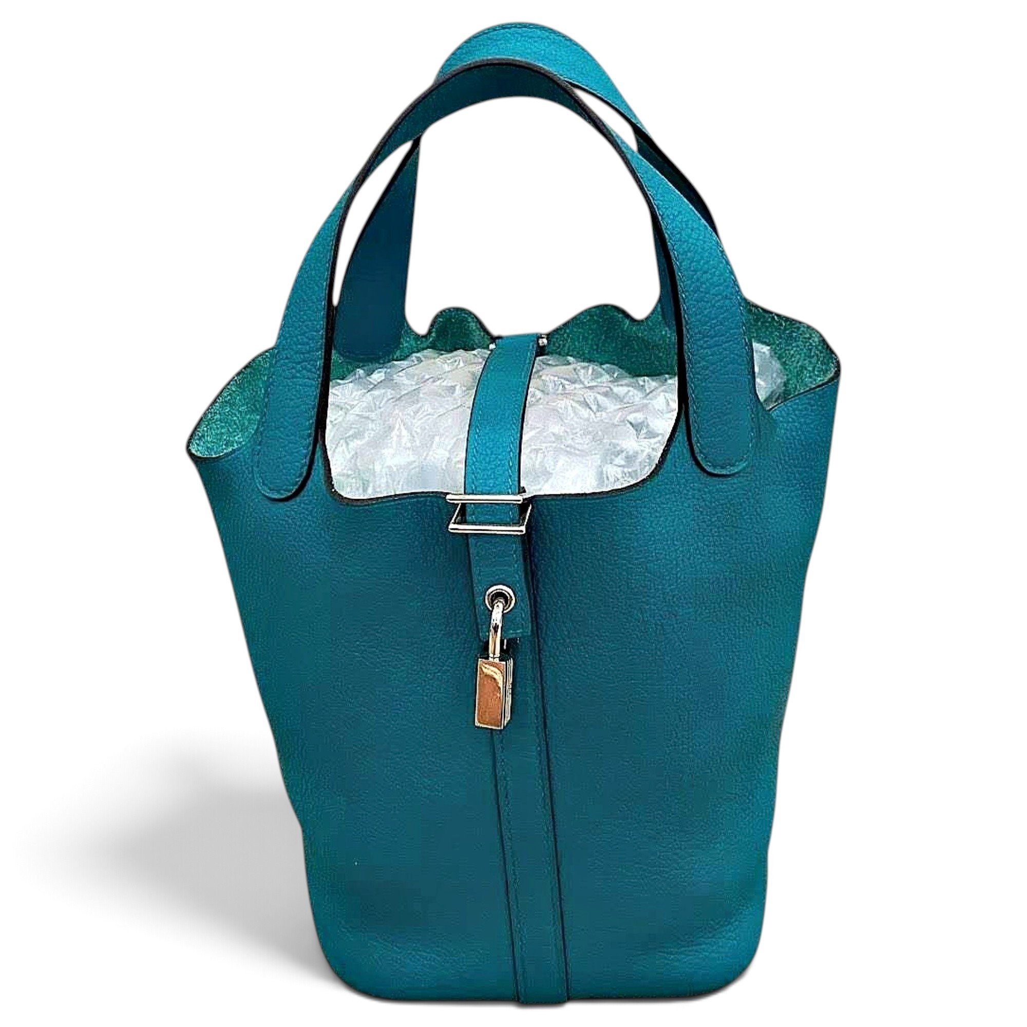 Picotin leather handbag