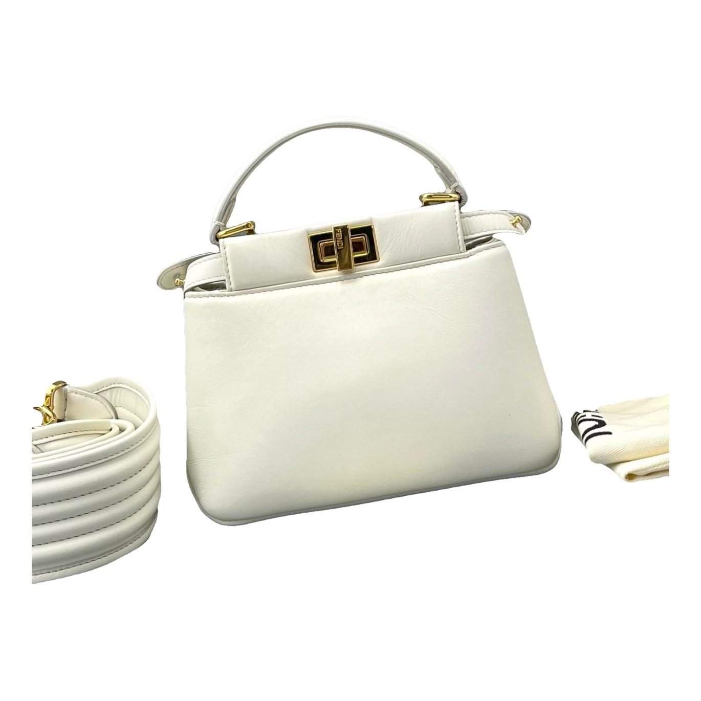 Peekaboo leather handbag