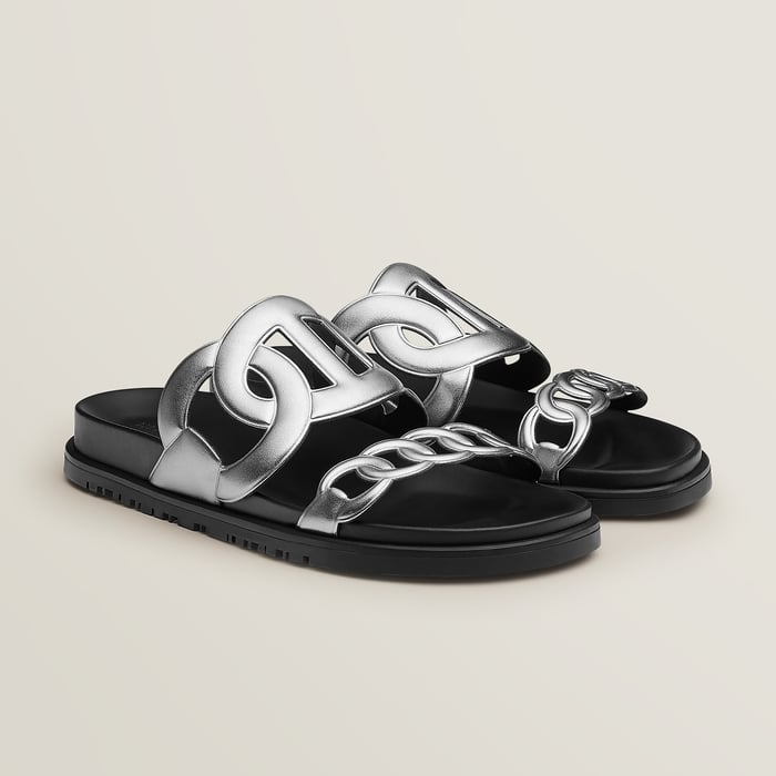 Gris Argenté Extra Sandal