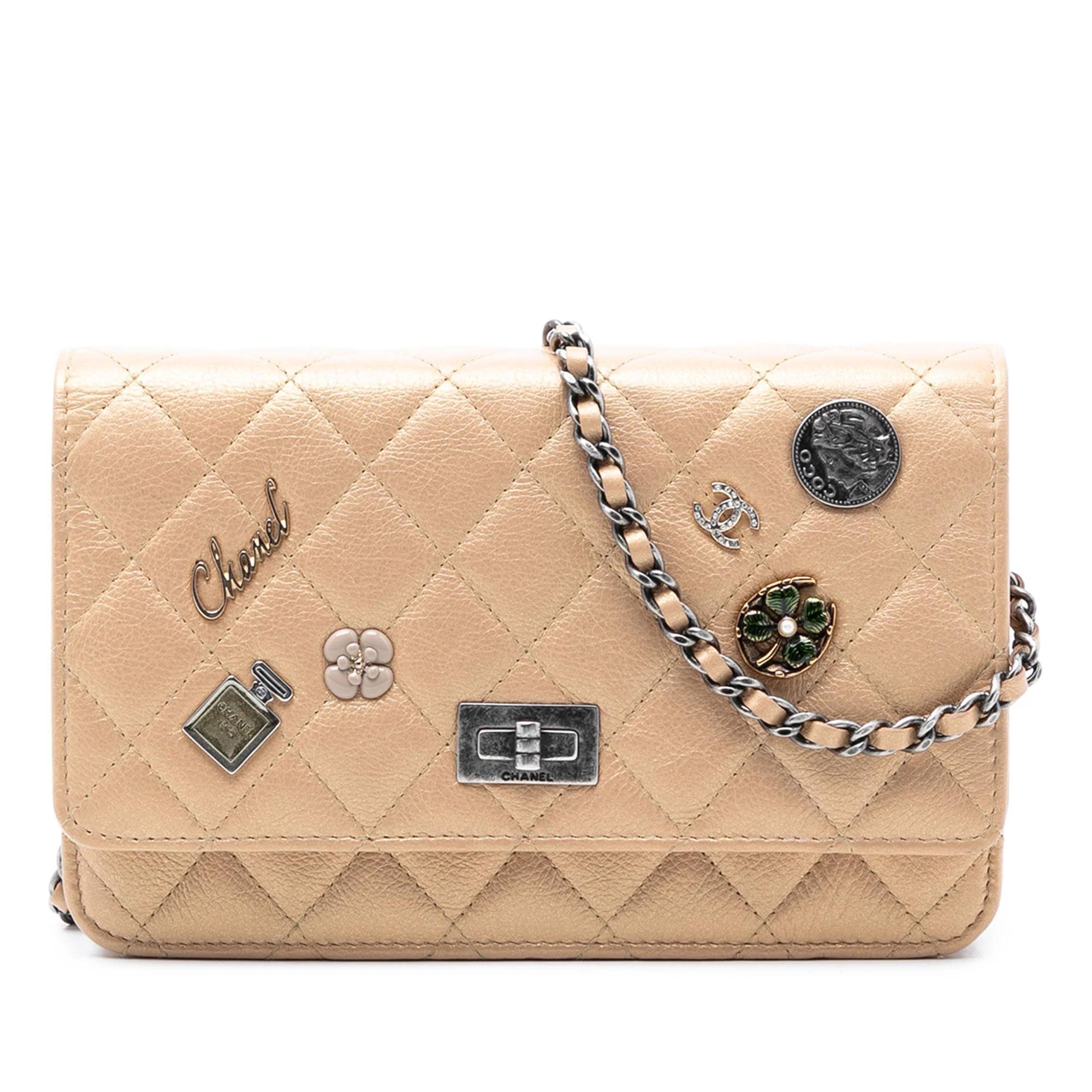 Wallet On Chain Timeless/Classique pony-style calfskin handbag