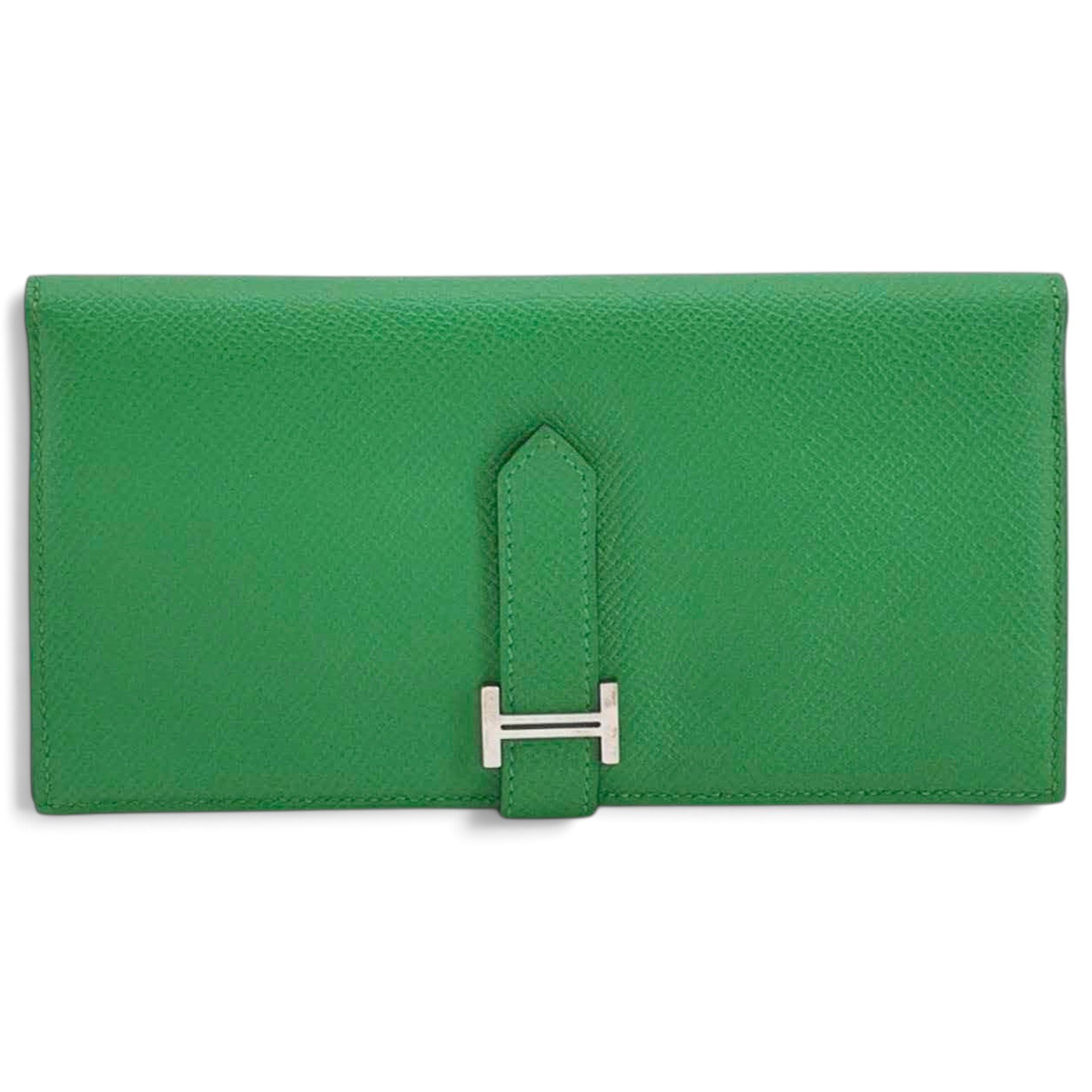 Leather clutch bag