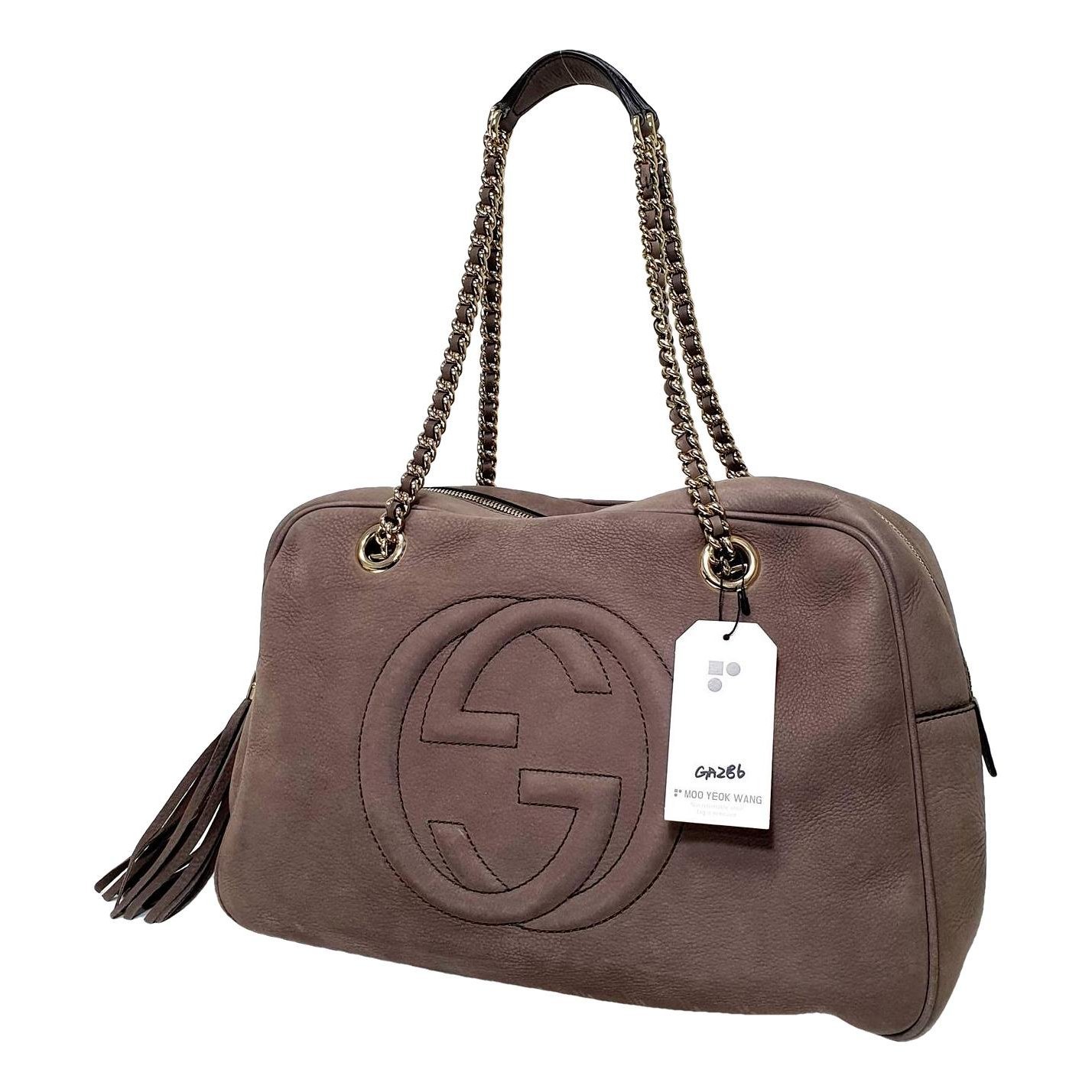 Leather handbag