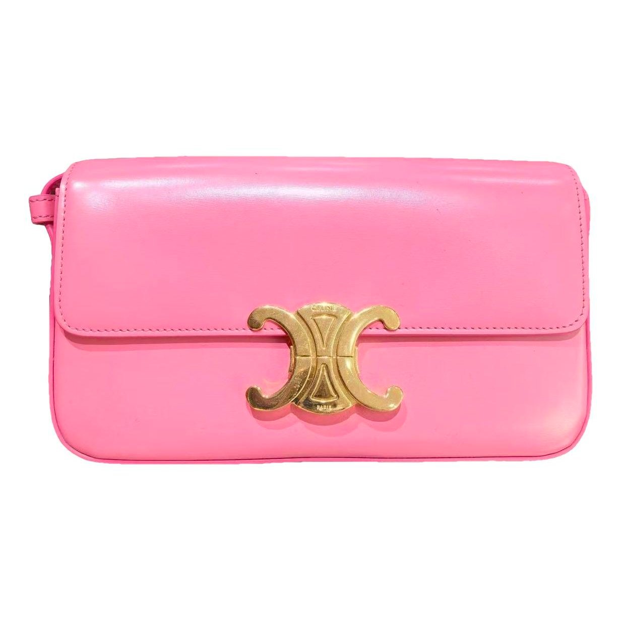 Triomphe leather handbag