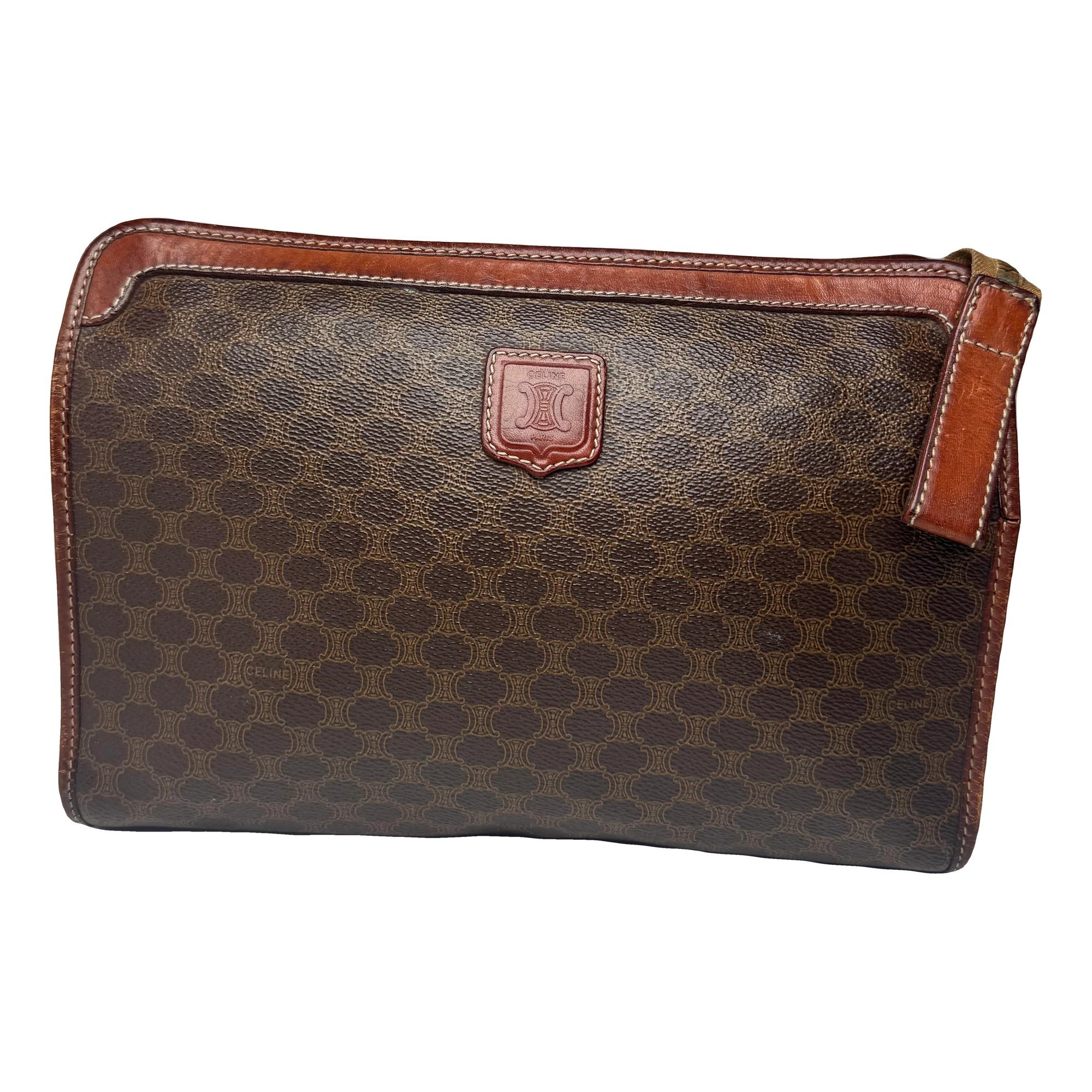 Triomphe leather mini bag