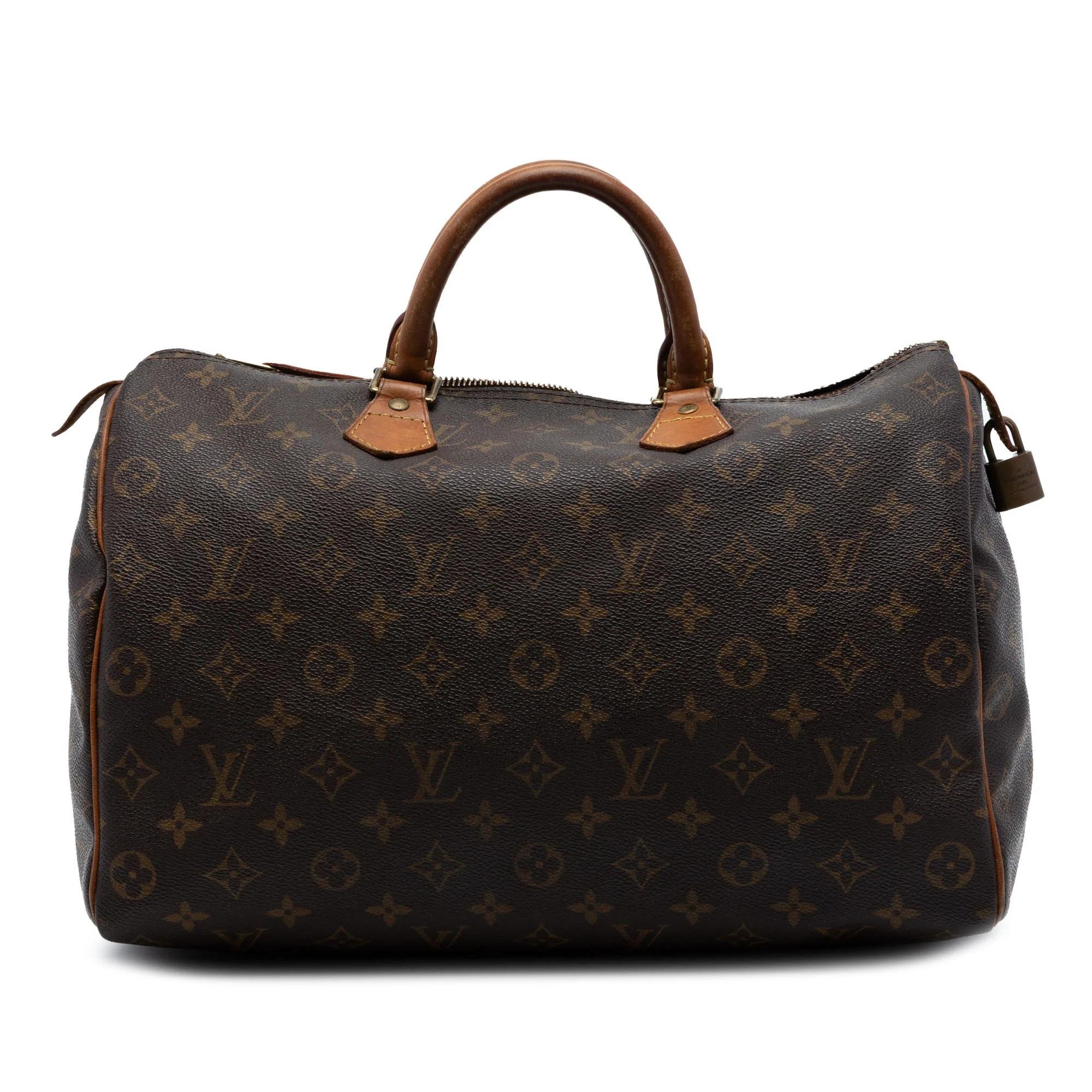 Speedy leather bag