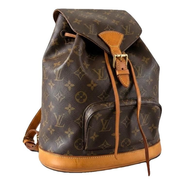 Louis Vuitton Montsouris Vintage cloth backpack