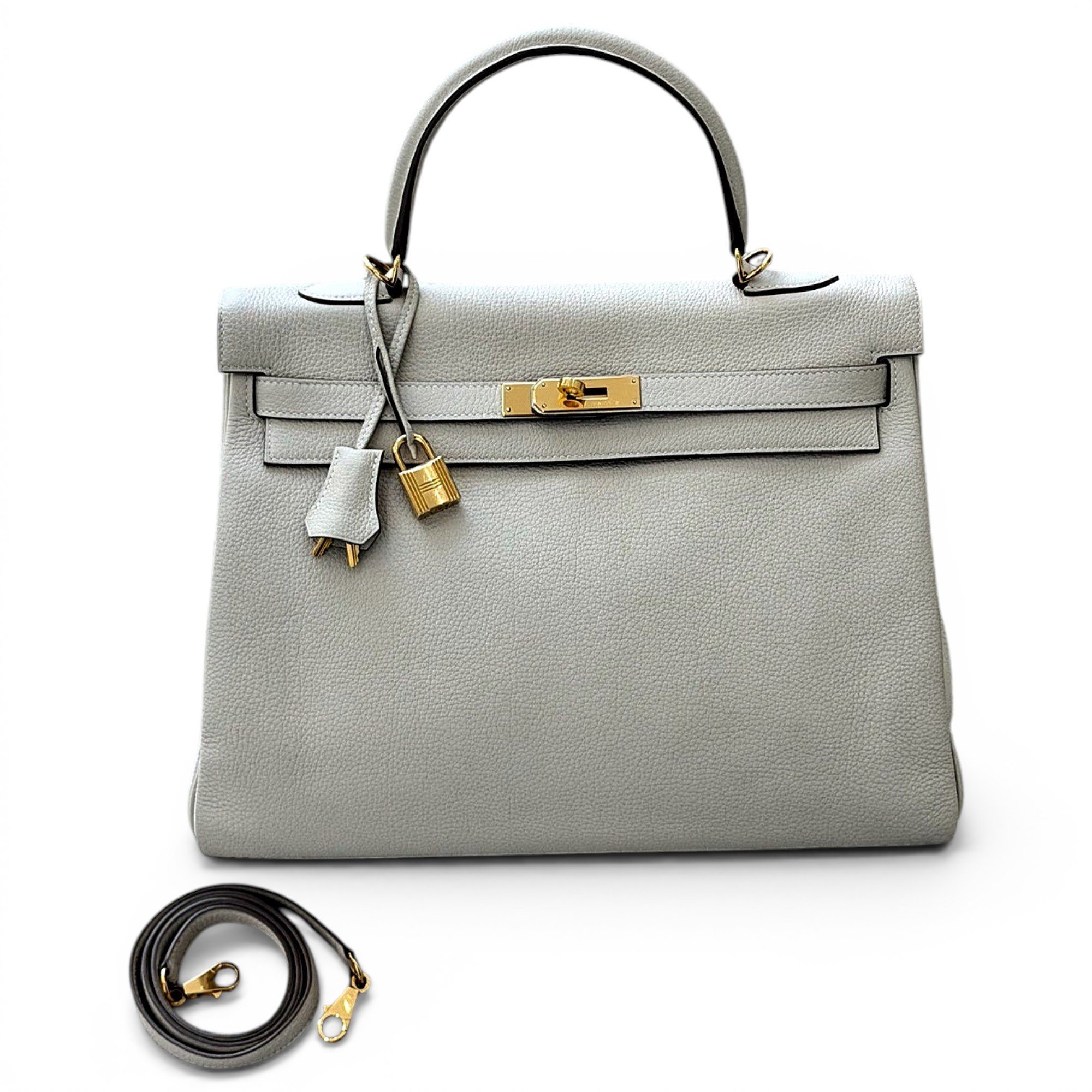 Hermes Birkin 35 Handbag Togo Leather
