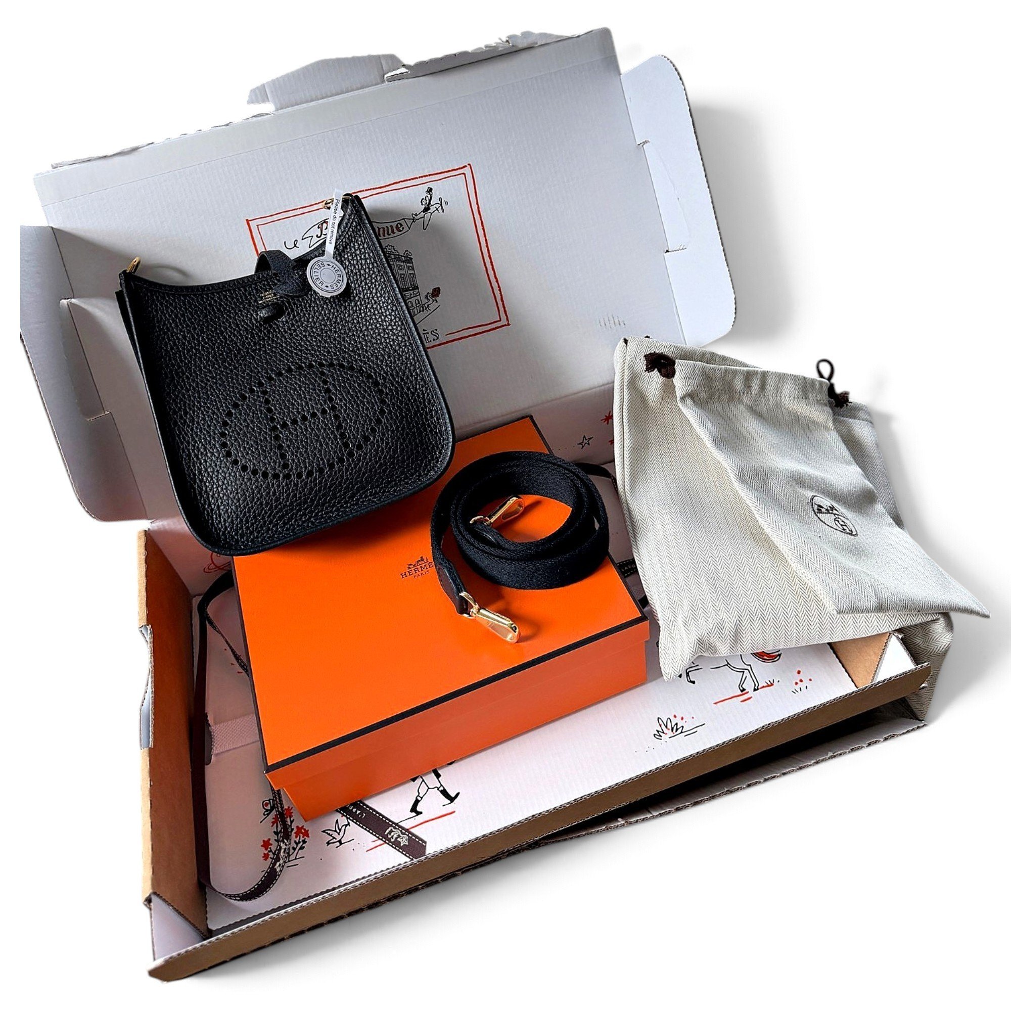 Evelyne leather crossbody bag