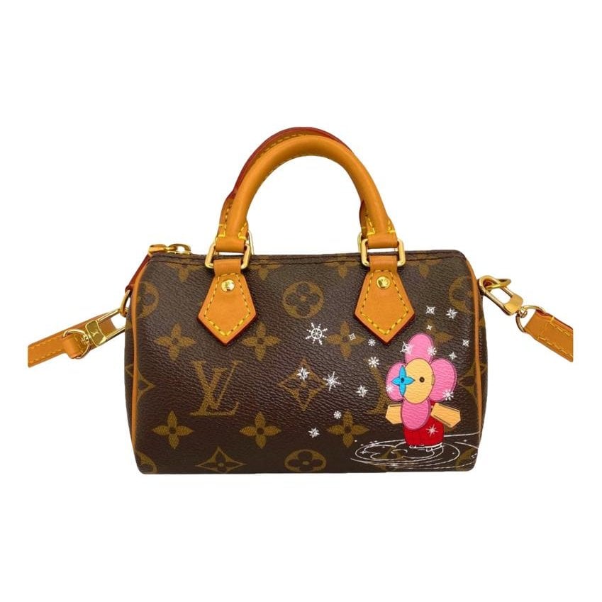 Speedy leather crossbody bag