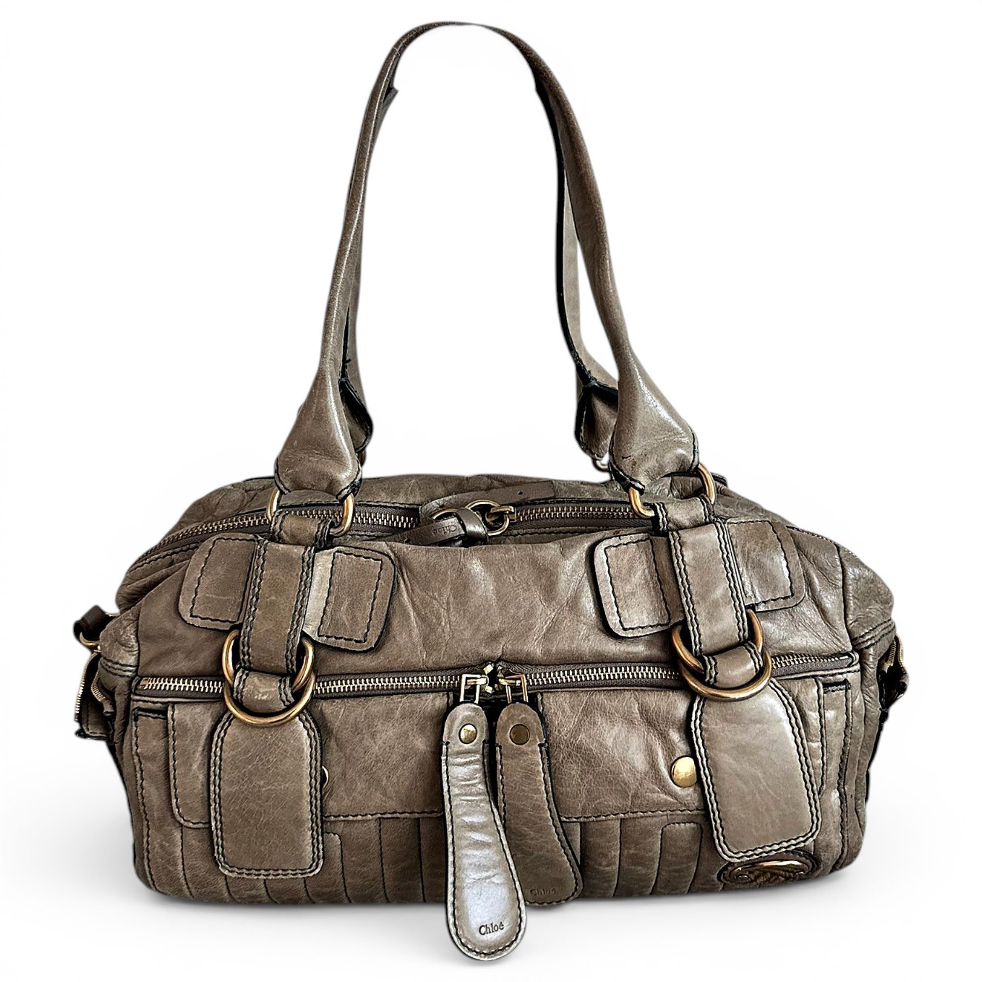 Bay leather bag