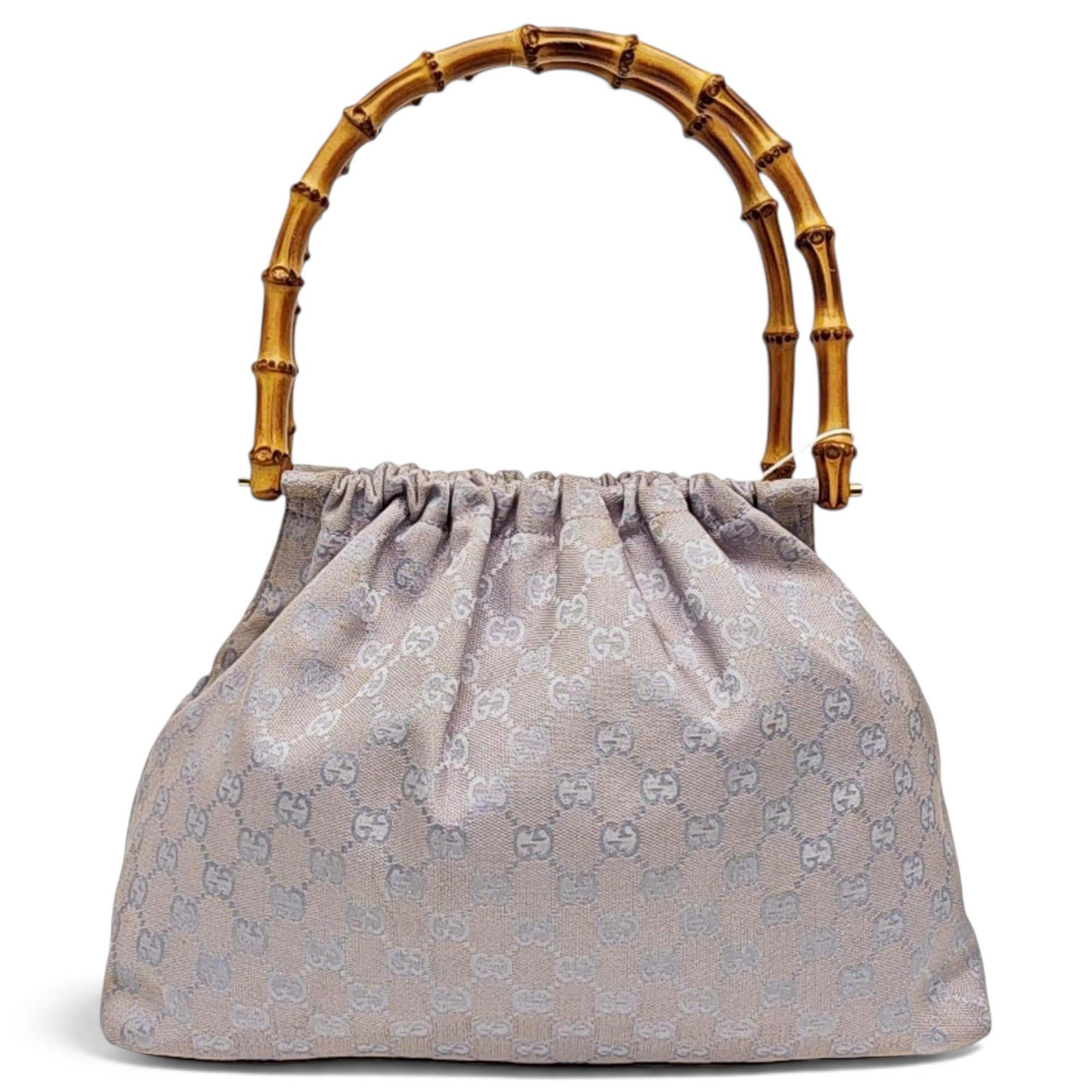 Bamboo Frame Satchel cloth handbag