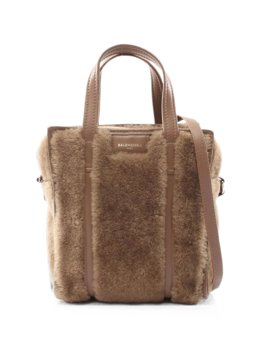 Bazar Shopper shearling tote bag