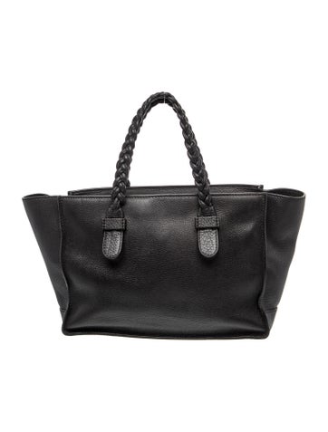 Leather Top Handle Bag