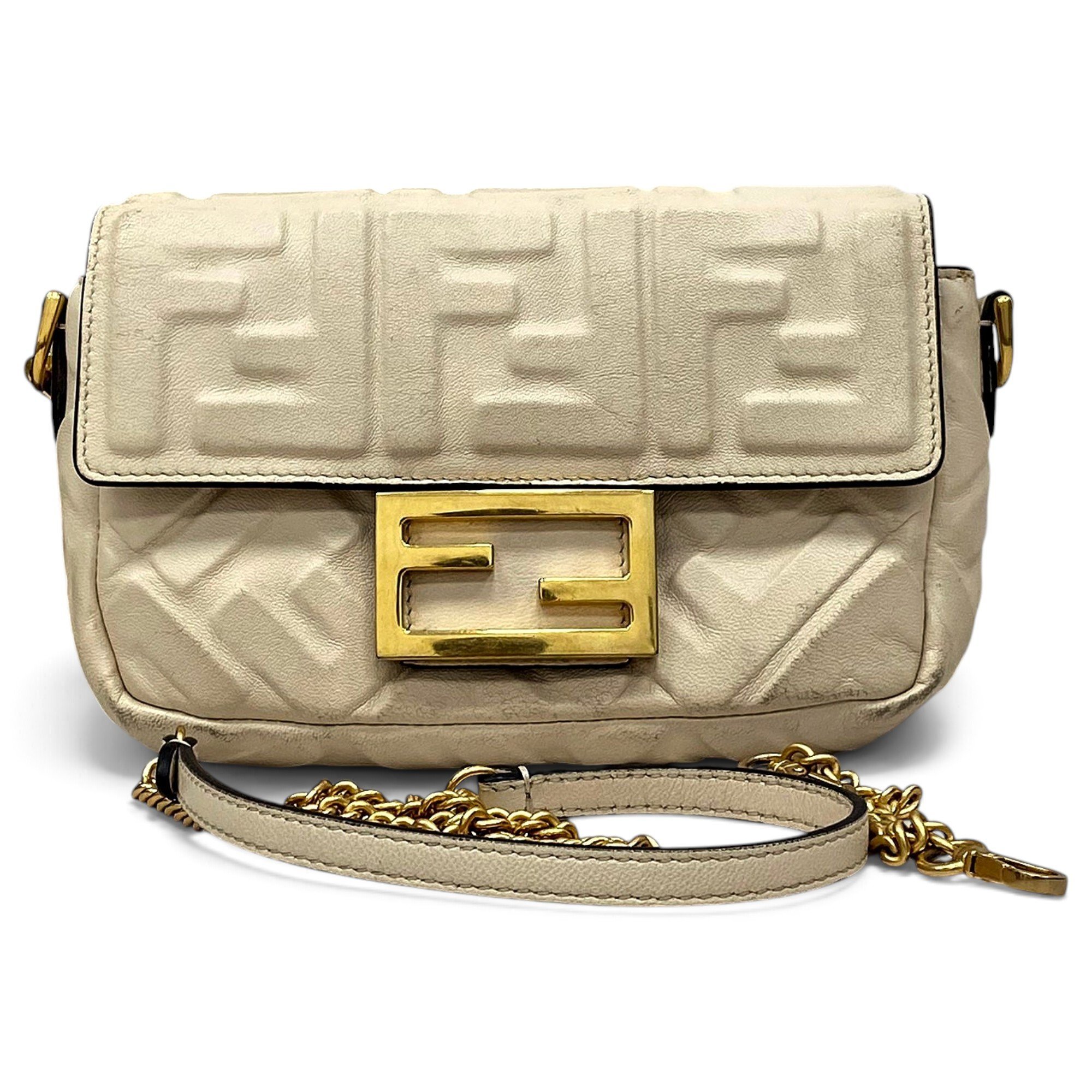 Baguette leather handbag