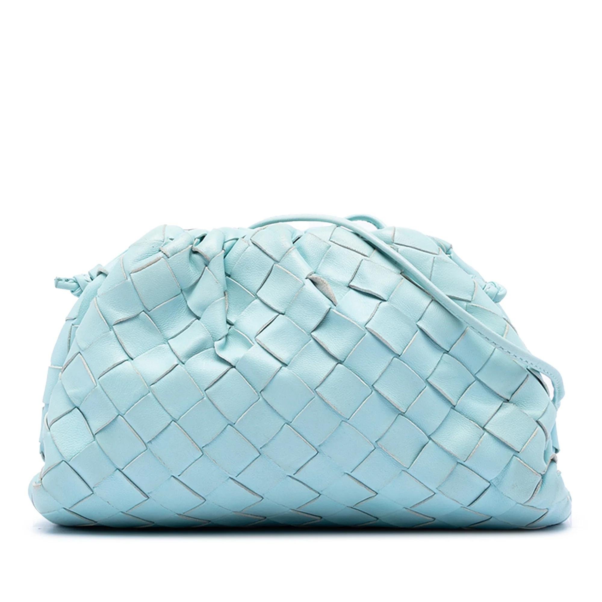 Pouch leather handbag