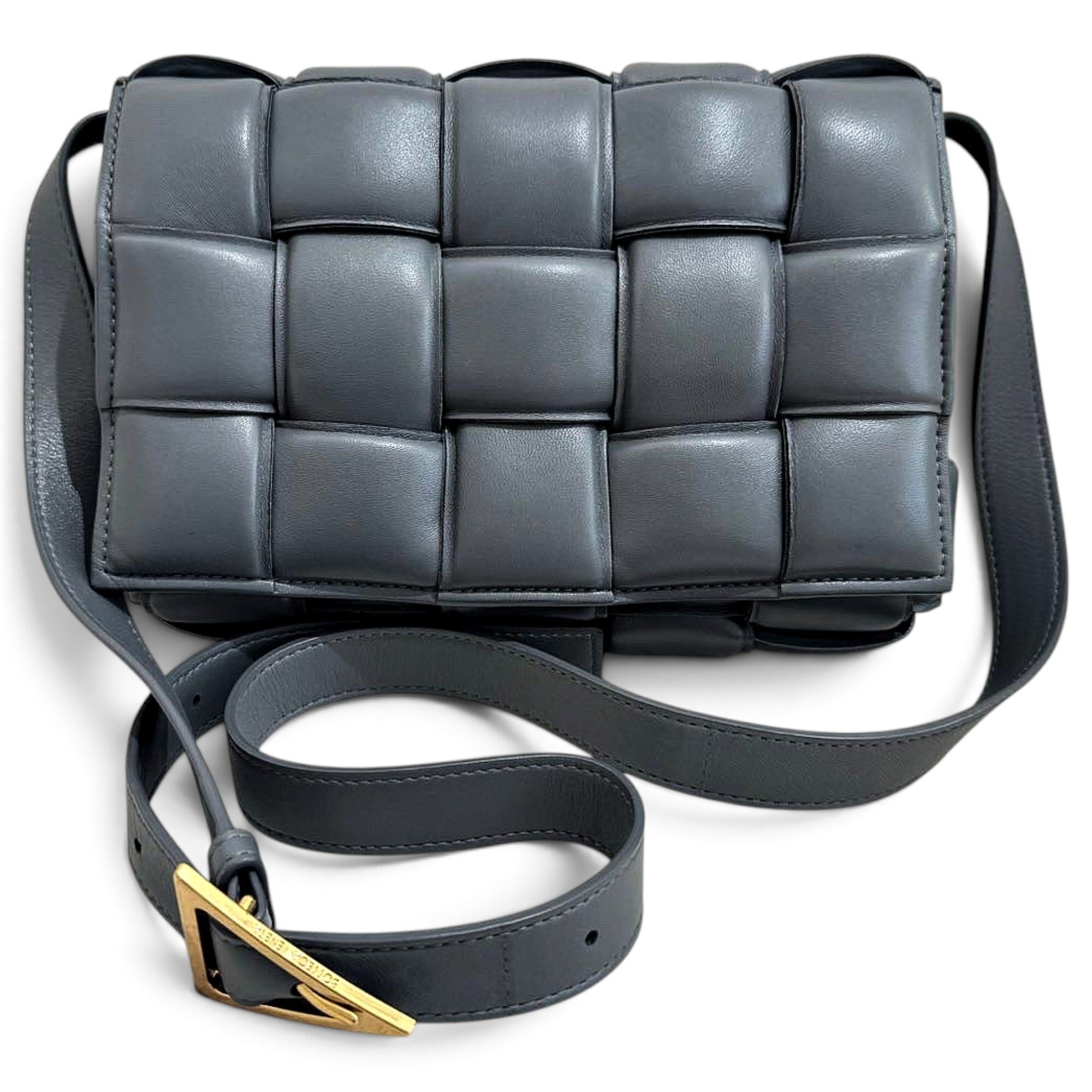 Cassette Padded leather handbag
