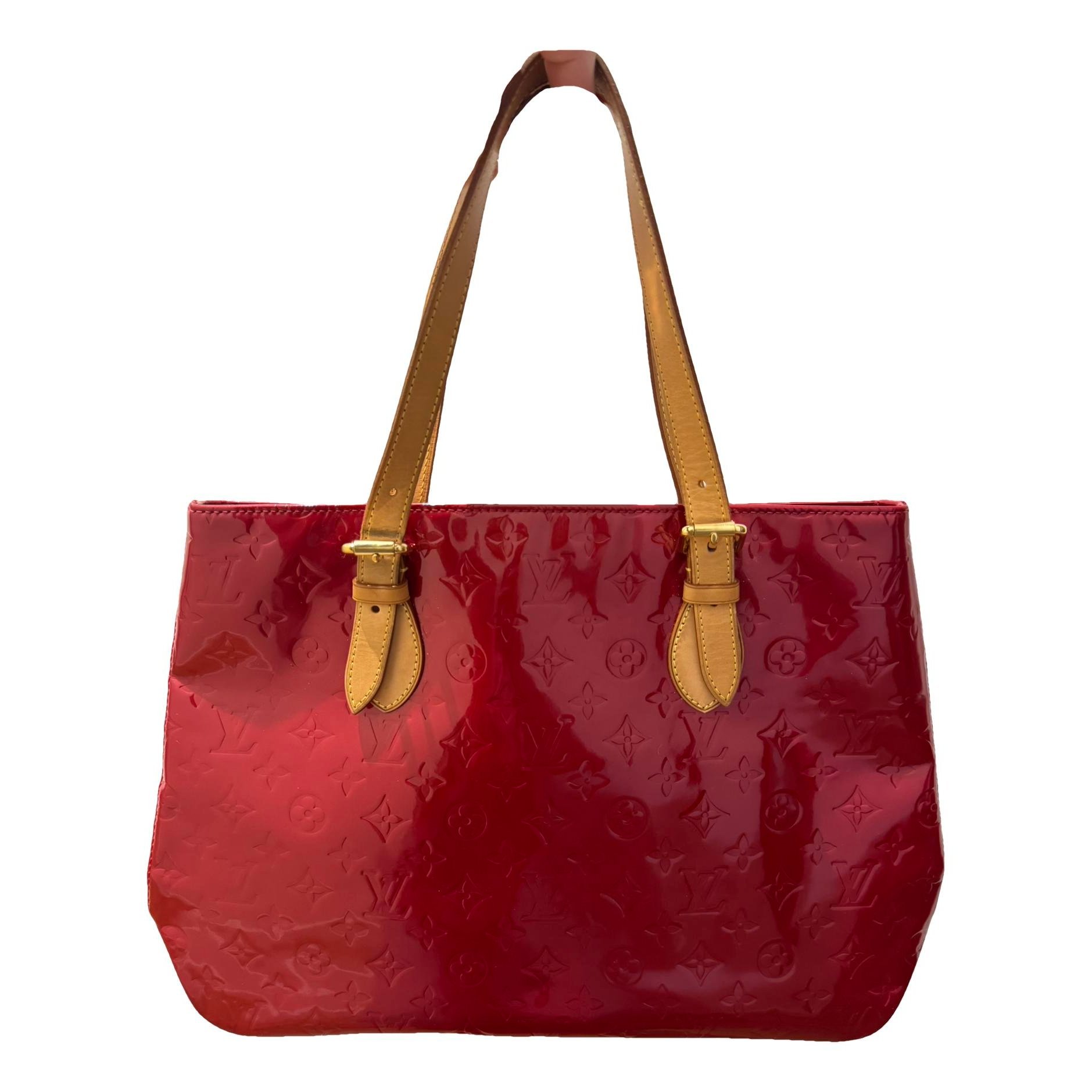 Brentwood patent leather tote