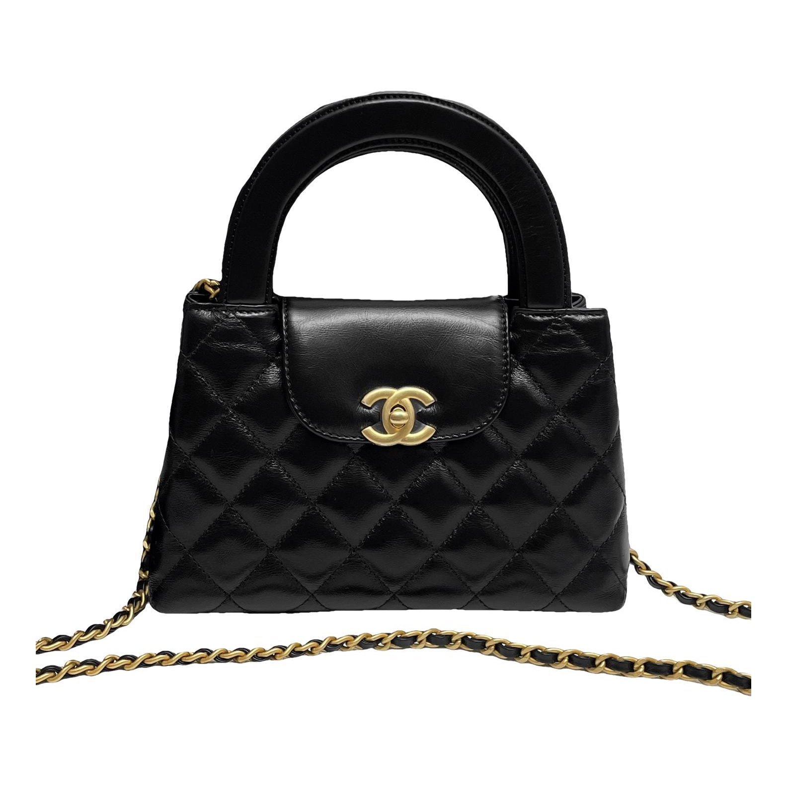 Mini Shopping leather crossbody bag