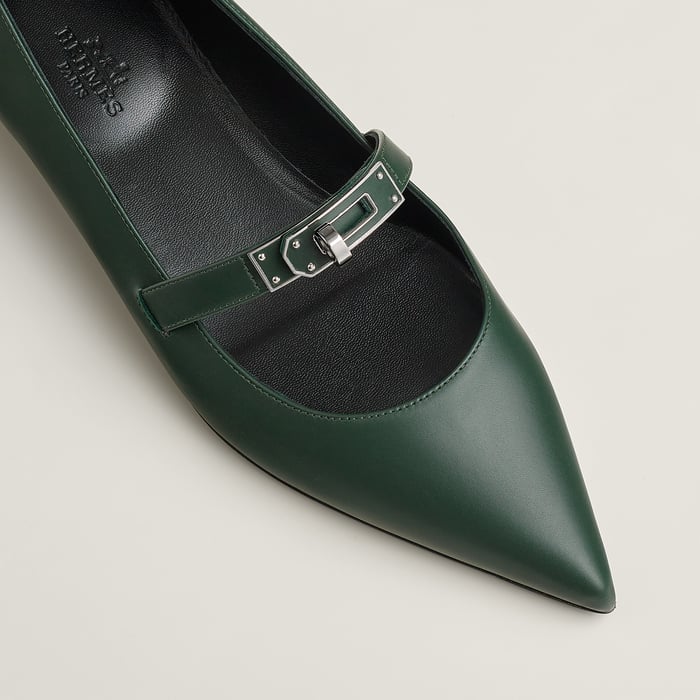 Vert Bouteille Kelly Ballet Flat