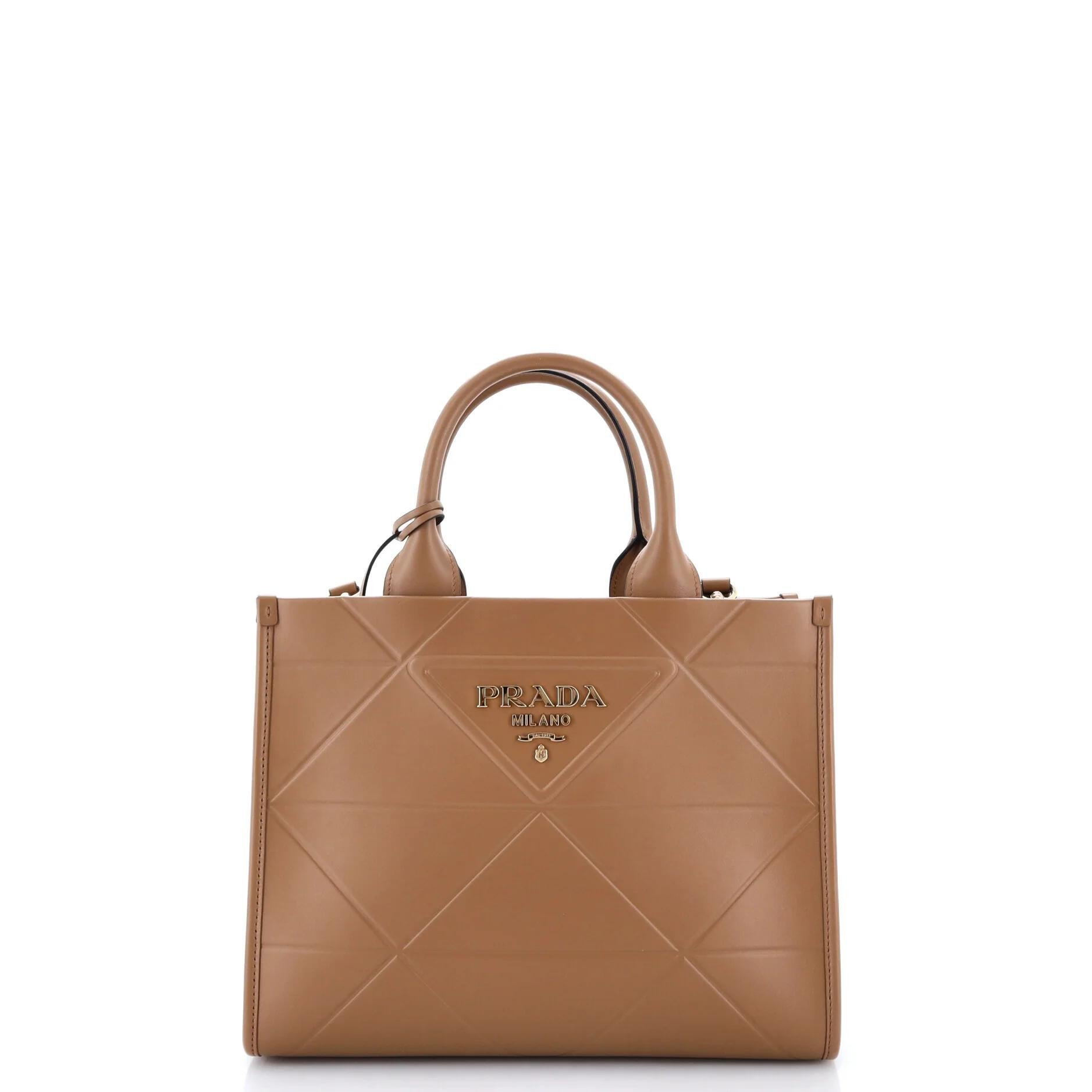 Leather tote
