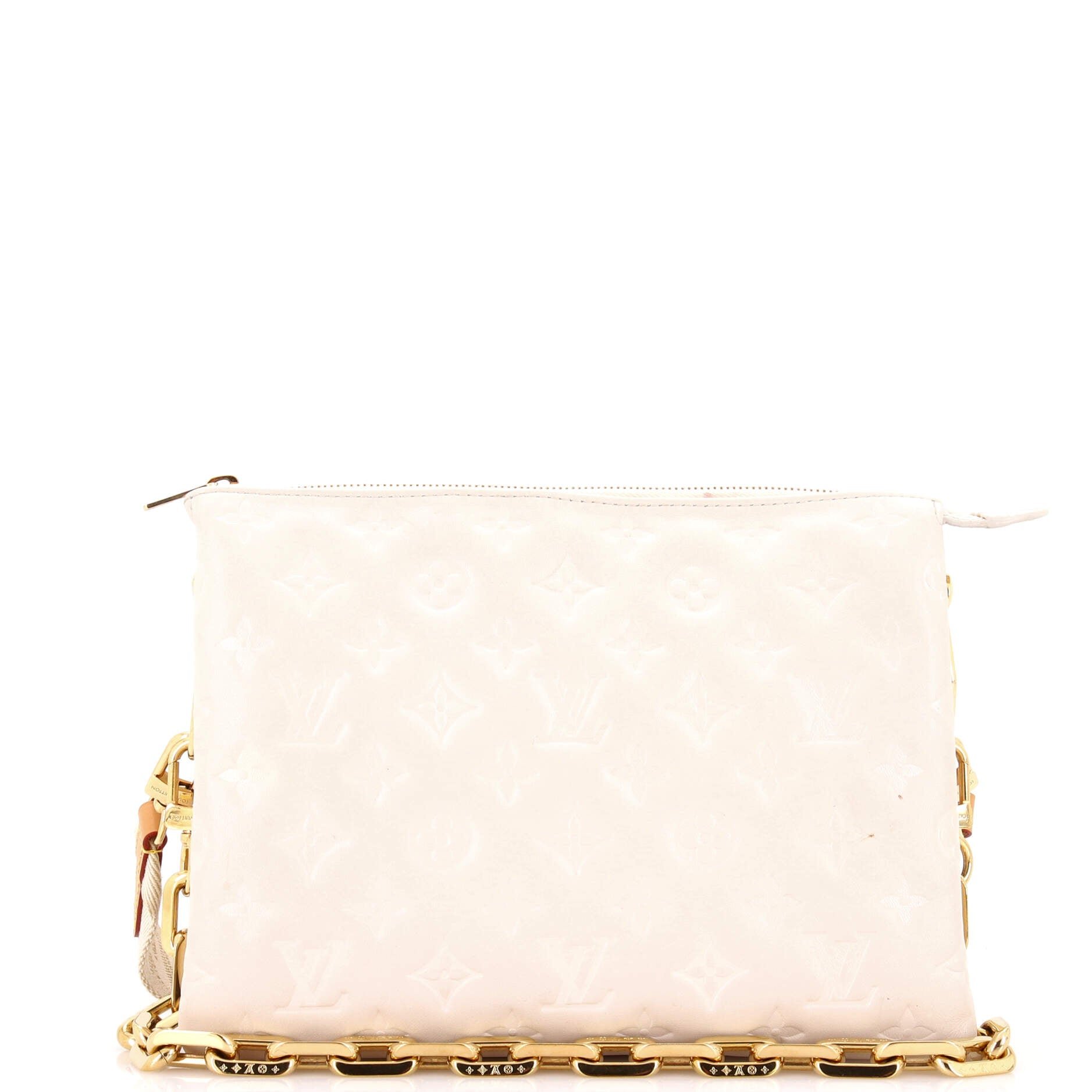 Coussin Bag Monogram Embossed Lambskin PM