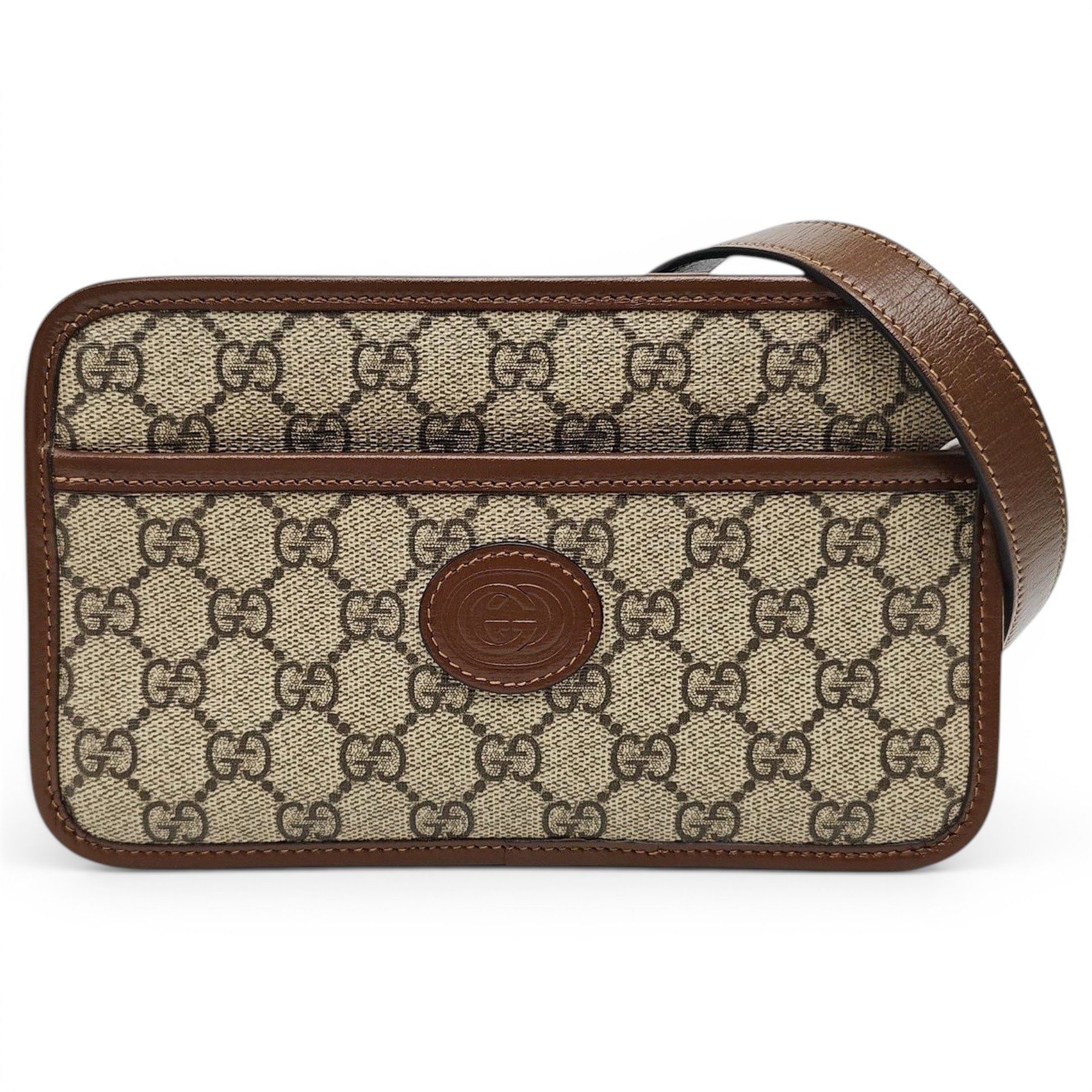 Ophidia GG Supreme leather handbag