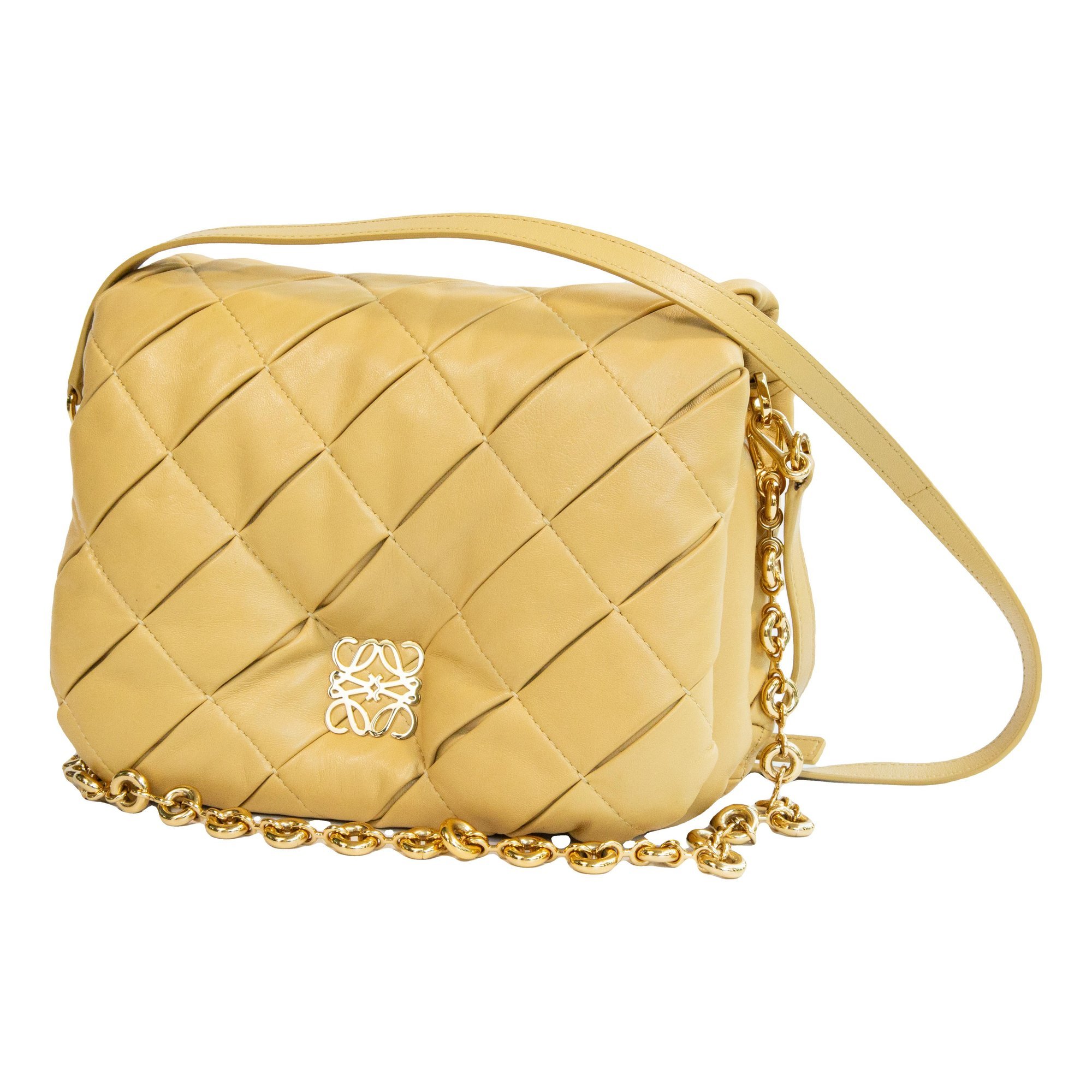 Goya Puffer leather crossbody bag