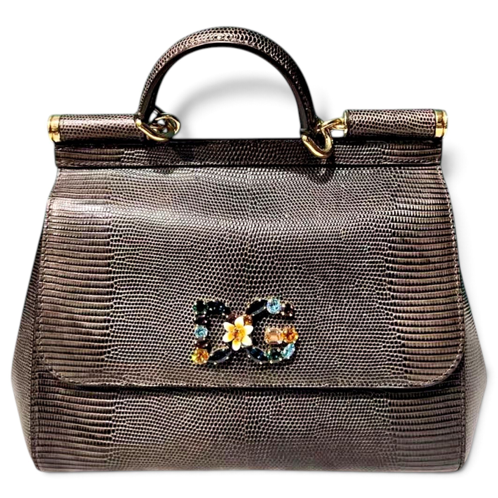Dolce & Gabbana Sicily leather tote